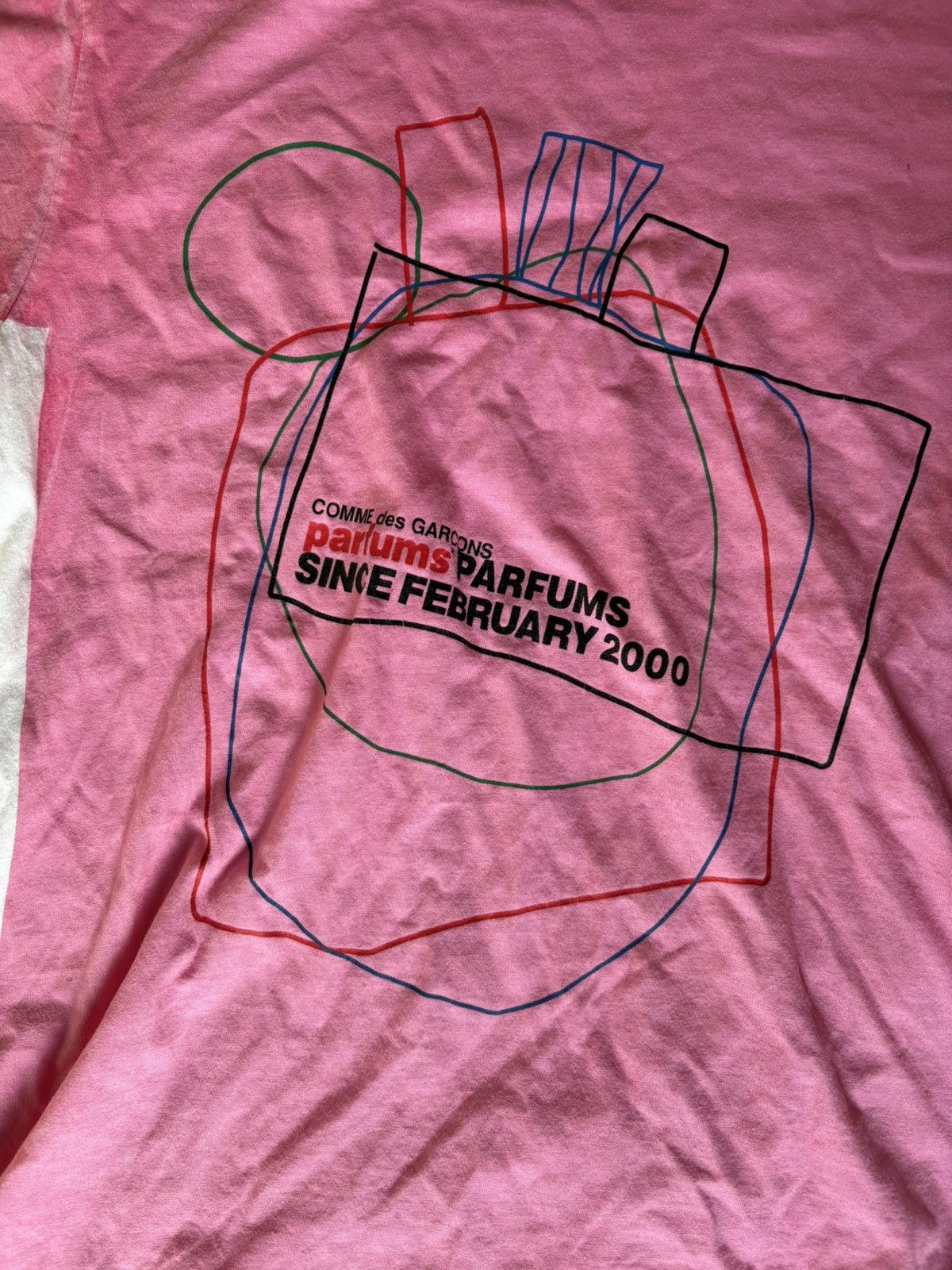 Comme des Garcons comme des garcons parfums Pink T-shirt Size M Size US M / EU 48-50 / 2 - 3 Thumbnail