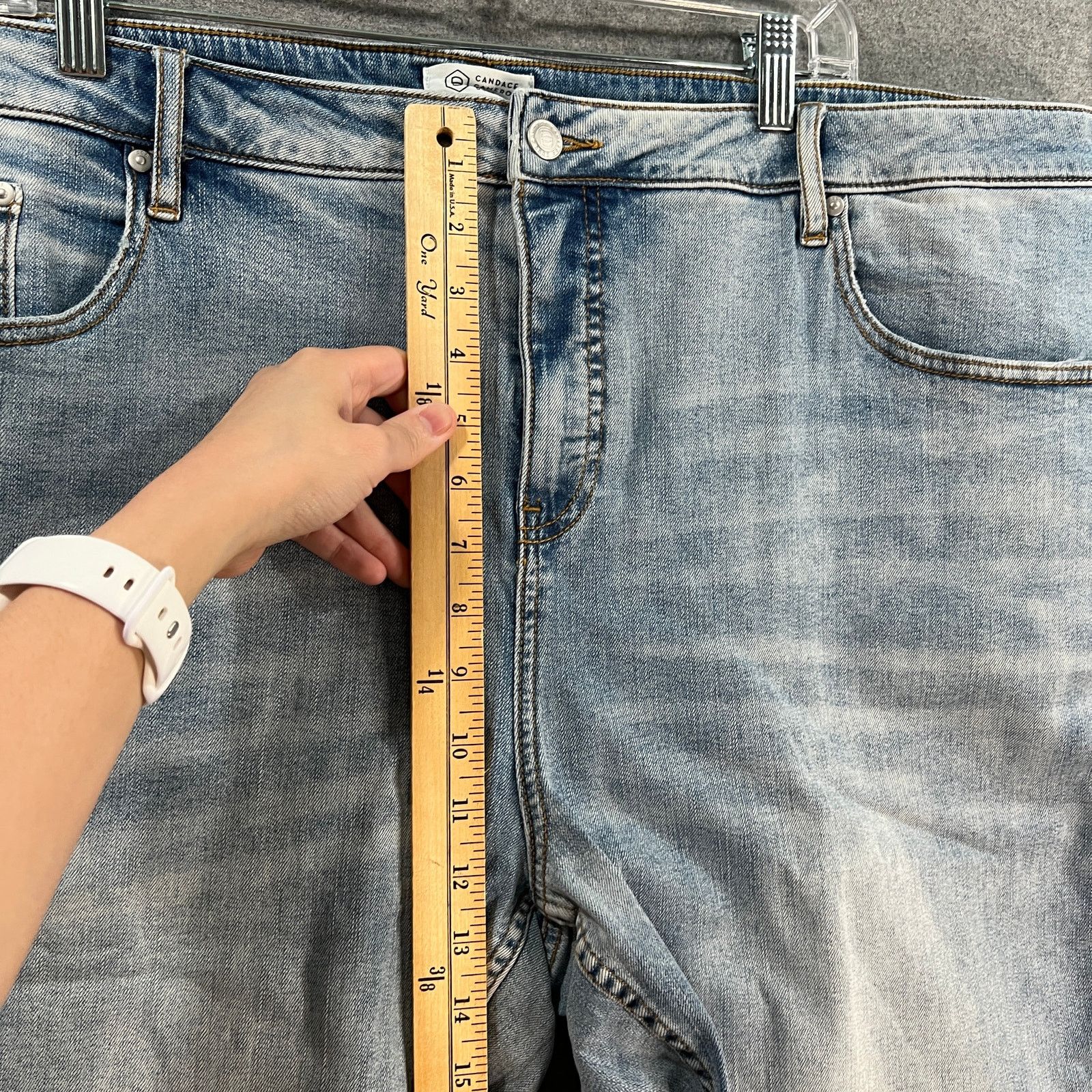 Other Candace Cameron Bure Denim Straight Leg Jeans Malibu Light Size 26" / US 2 / IT 38 - 7 Thumbnail