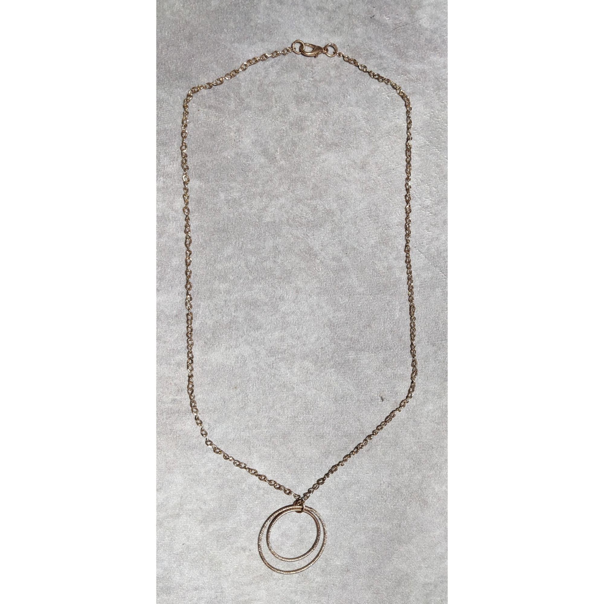 Other Rose Gold Double Circle Pendant Necklace Size ONE SIZE - 9 Thumbnail