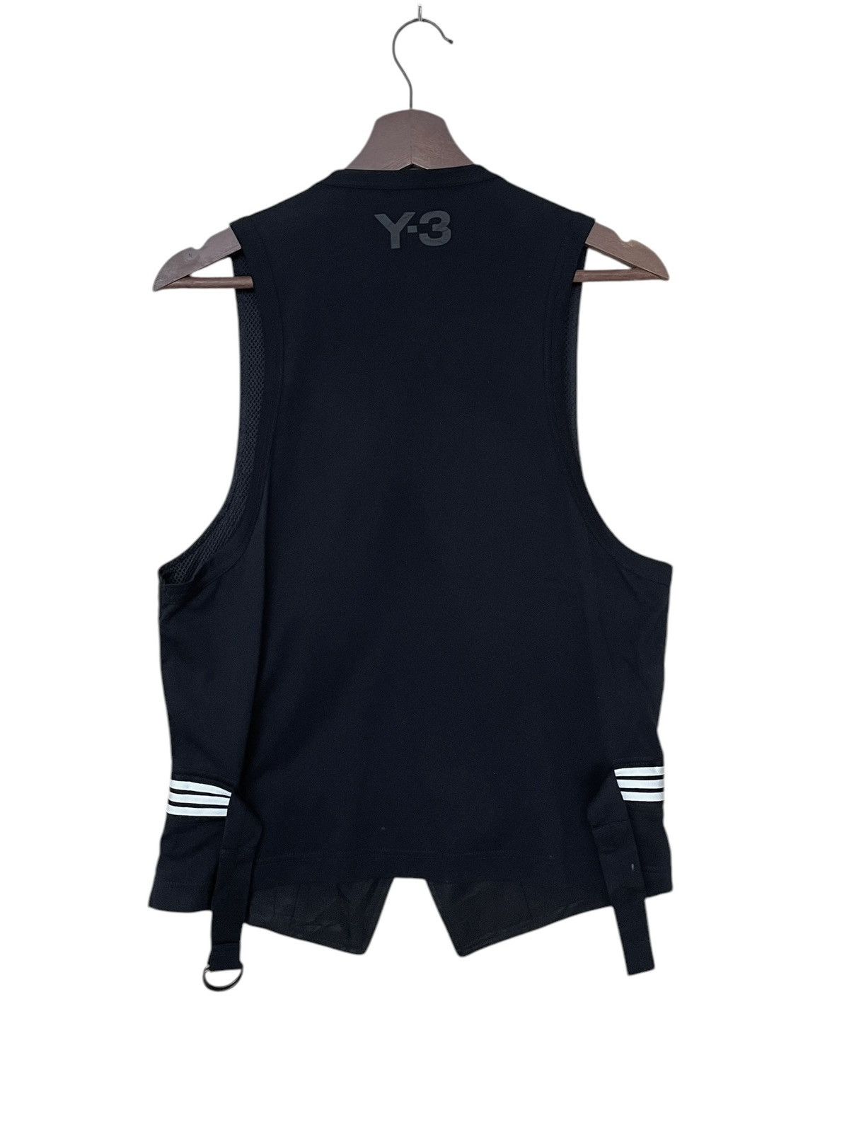 Japanese Brand × Yohji Yamamoto Vintage Japanese Brand Y-3 Yohji Yamamoto Vest 2000s Size US XS / EU 42 / 0 - 2 Thumbnail