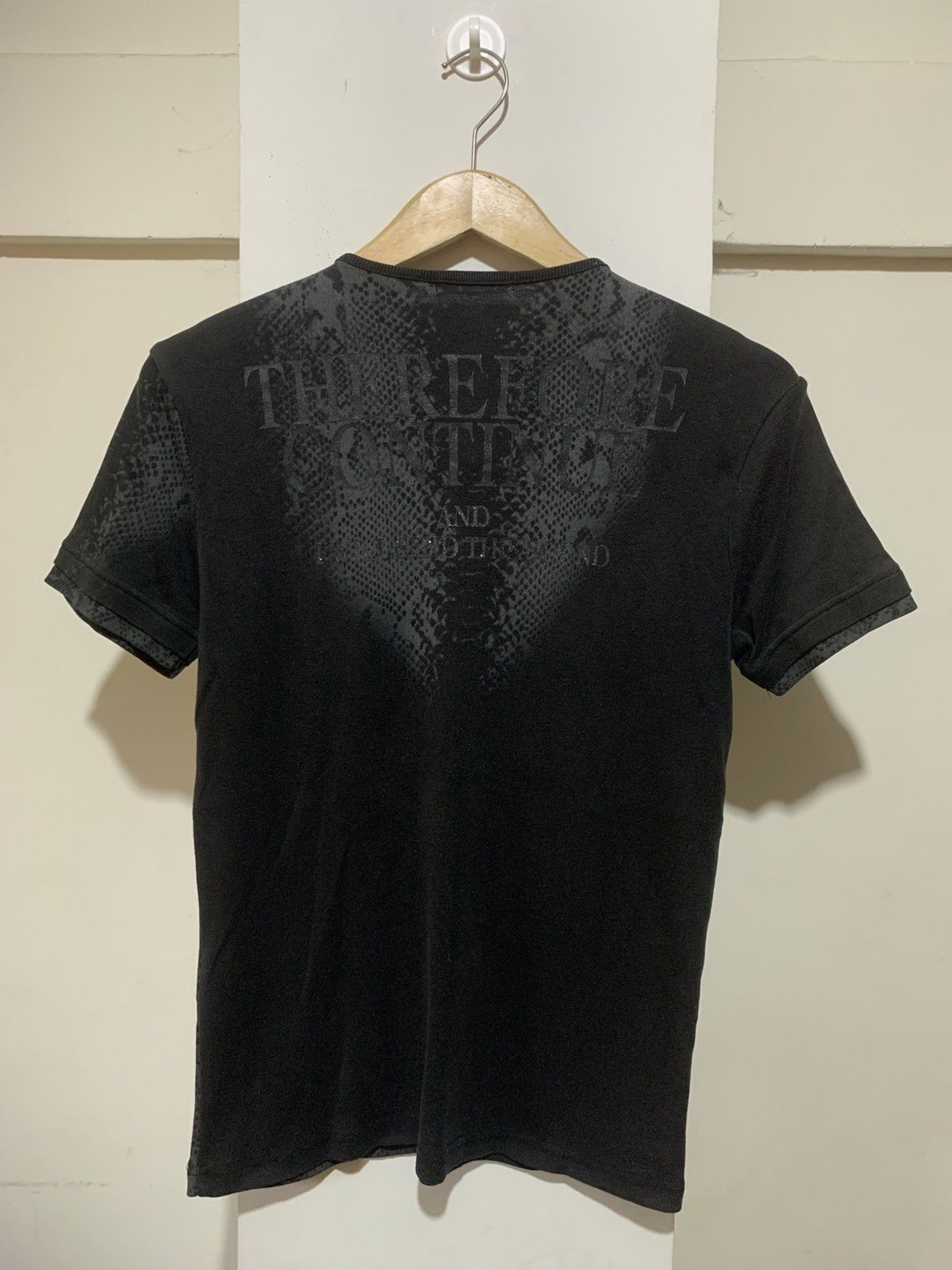 Hysteric Glamour × Mastermind Japan Japanese Double Layer Semantic Snakeskin Tee Shirt Size US M / EU 48-50 / 2 - 18 Thumbnail