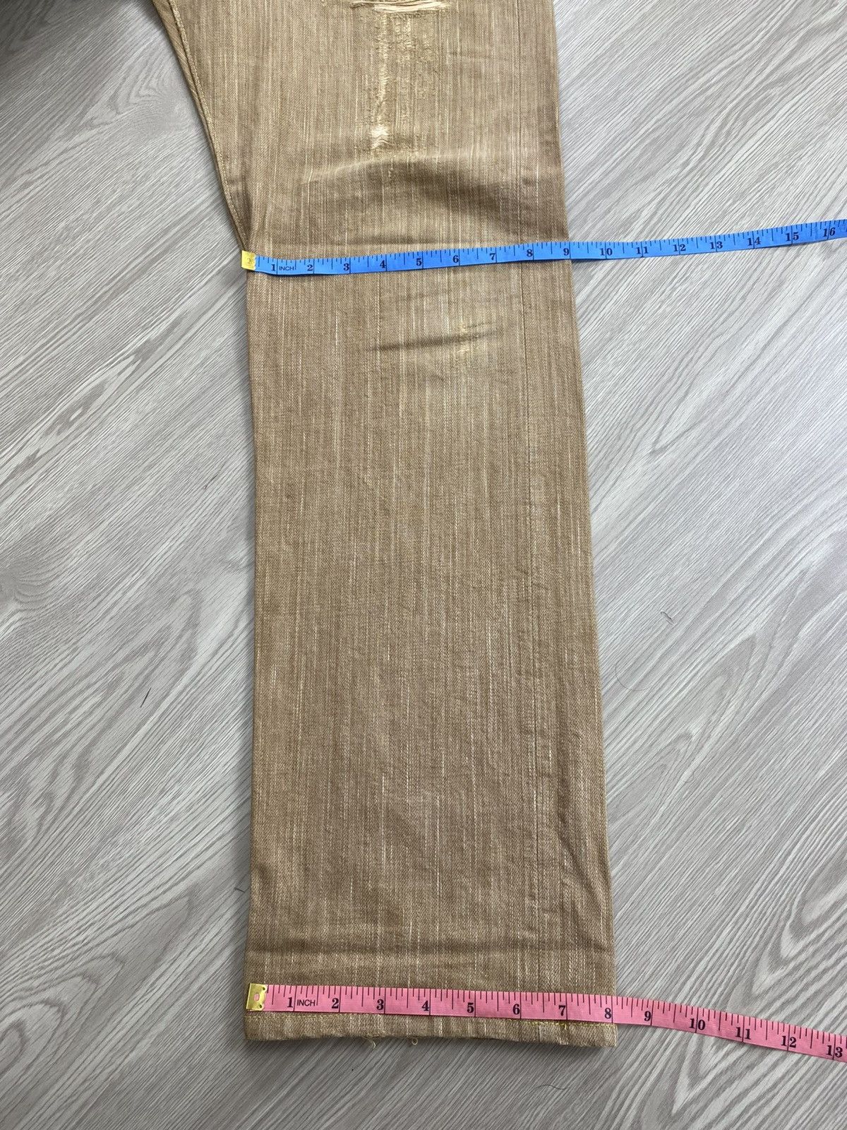 Sugar Cane Vintage Sugar Cane Okinawa Selvedge Distressed Jeans Size US 30 / EU 46 - 23 Thumbnail