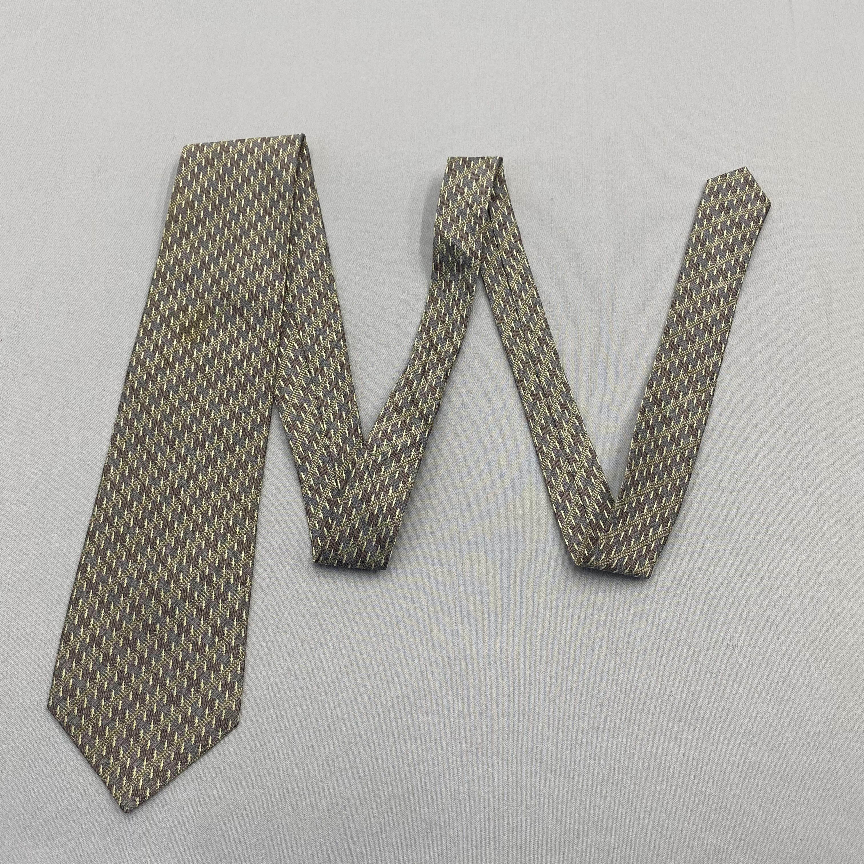 Issey Miyake Vintage Issey Miyake SILK Necktie Cravate Pure Silk Neck Tie Size ONE SIZE - 5 Thumbnail