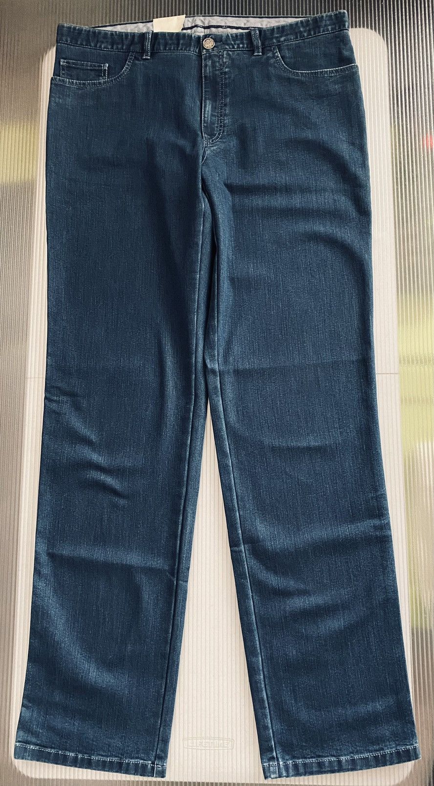 Brioni Brioni 🇮🇹 marmolada bleached denim relax fit jeans 39 NEW Size US 39 - 2 Thumbnail