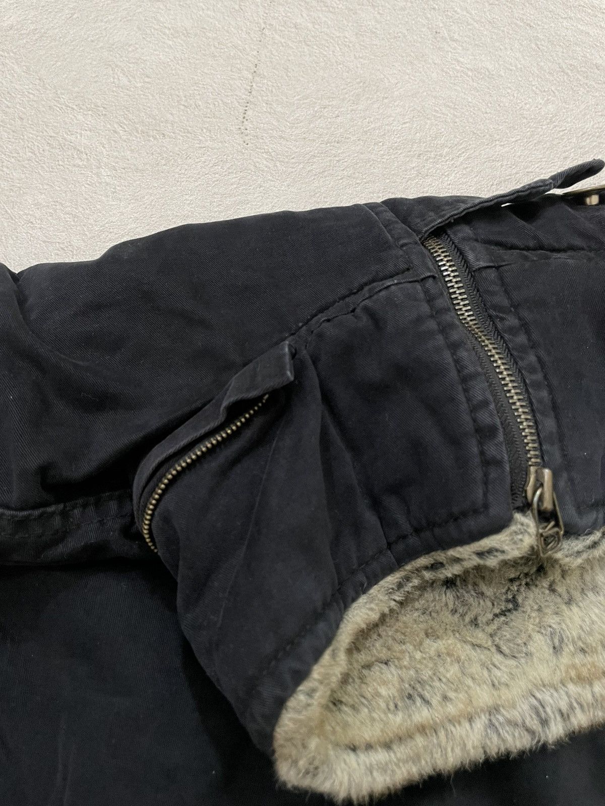 14th Addiction 2000s Japan Black Jacket Jacket Fleece Lined Heavy Coat Y2K Size US XL / EU 56 / 4 - 8 Thumbnail