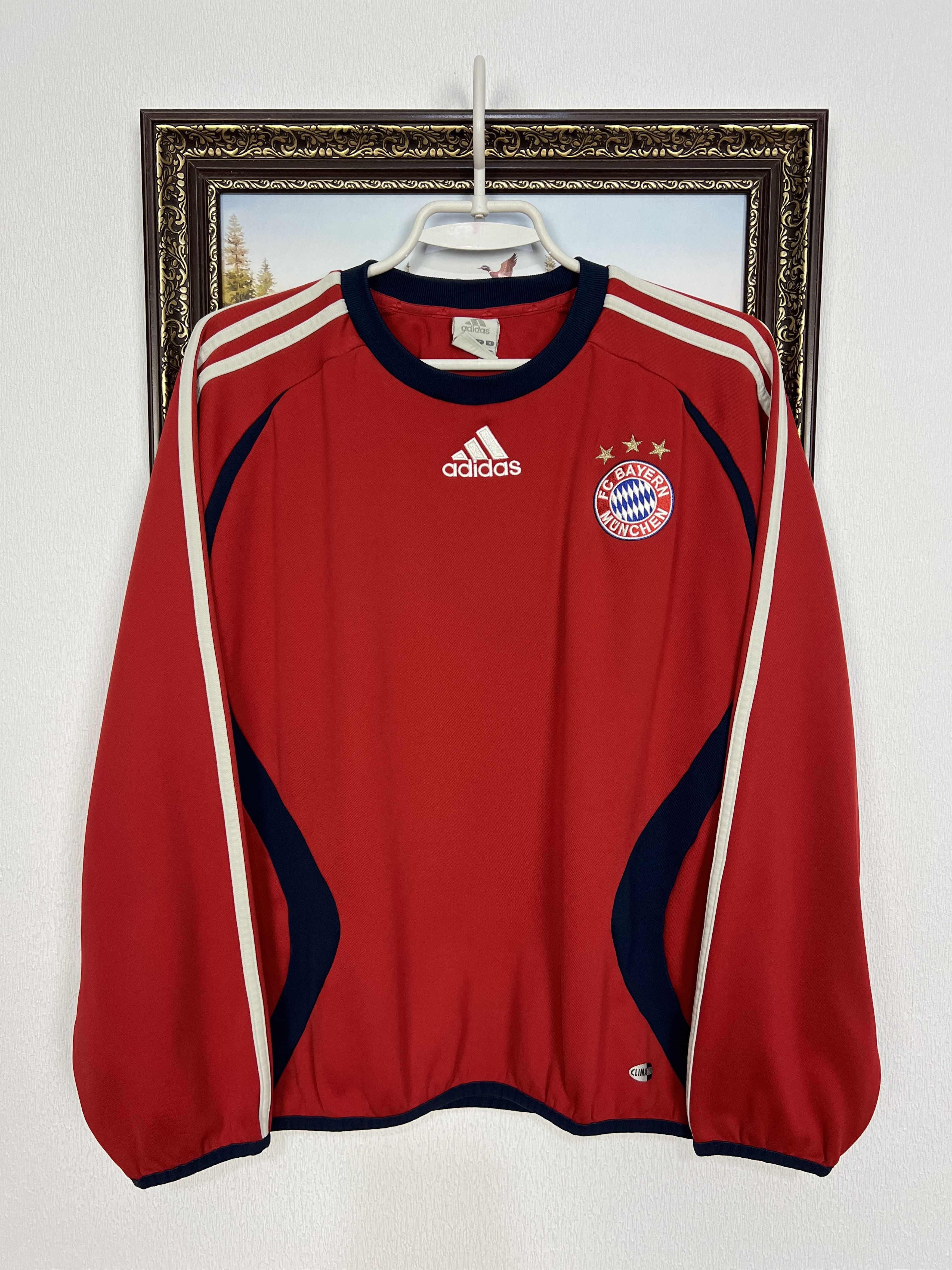 Adidas Vintage Bayern Munich Football Jacket Soccer Track Top Size US L / EU 52-54 / 3 - 1 Thumbnail