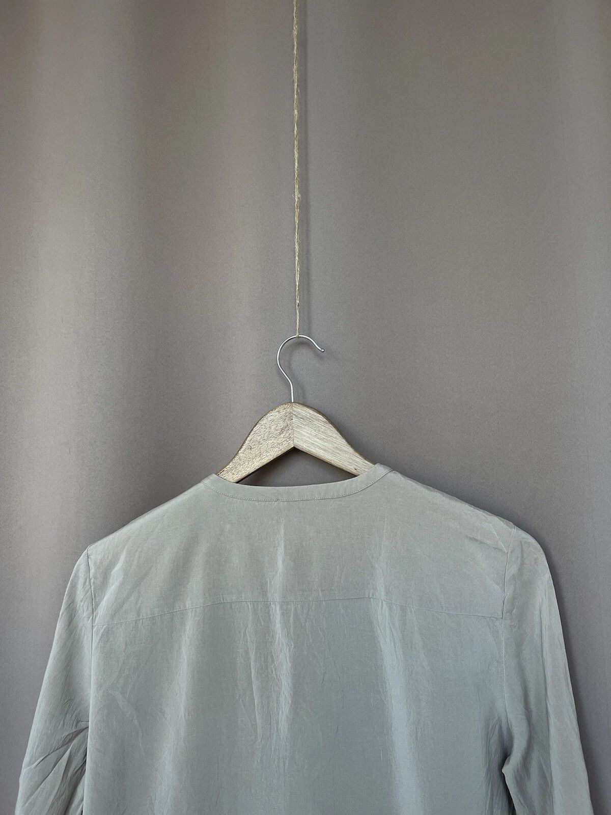 Brunello Cucinelli Brunello Cucinelli Silk Blouse Womens Size L Long Sleeve Size L / US 10 / IT 46 - 8 Thumbnail