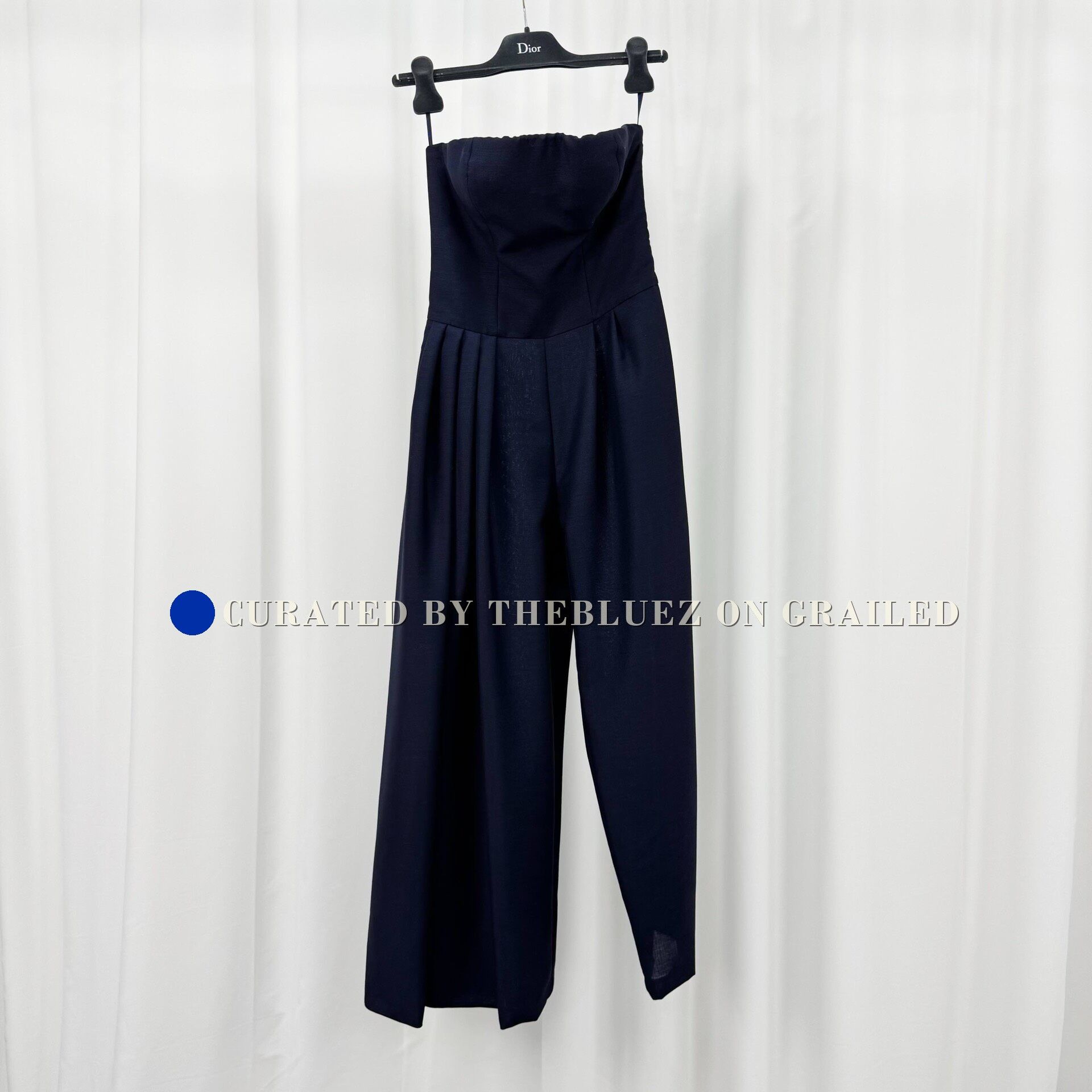 Dior Dior Wool Strapless Jumpsuit Size 34" / US 12 / IT 48 - 1 Thumbnail
