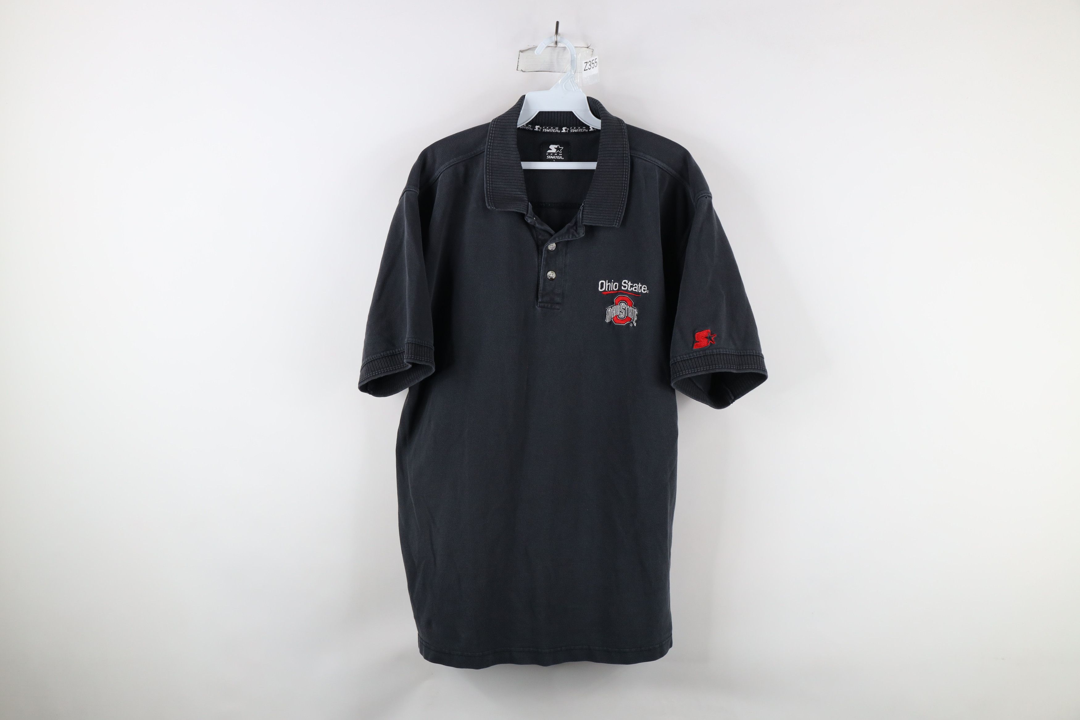 Starter × Vintage Vintage 90s Starter Out Ohio State University Polo Shirt Size US L / EU 52-54 / 3 - 1 Thumbnail