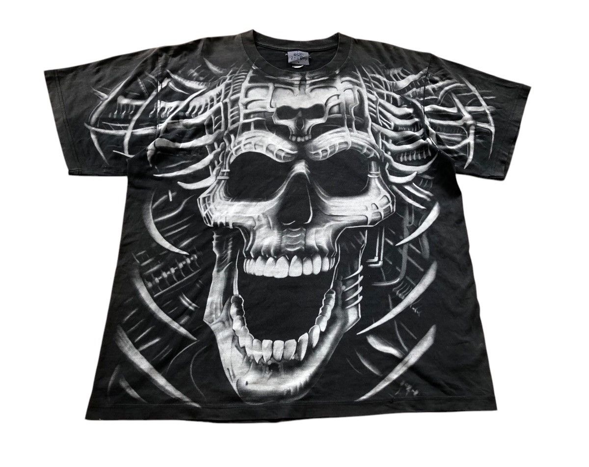 Other Vintage seben zero one over print Skull Size US XL / EU 56 / 4 - 1 Thumbnail
