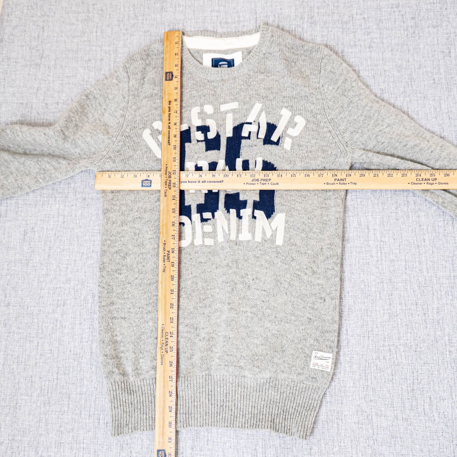 G-Star G-Star RAW Hockney Knit Sweater in Gray Lambwool blend Size US M / EU 48-50 / 2 - 4 Thumbnail