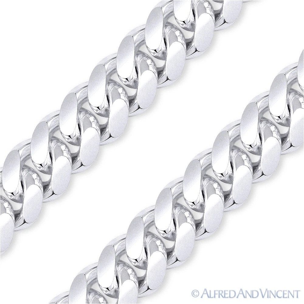 Other 4.9mm Miami Cuban / Curb Link Italian Chain Bracelet Size ONE SIZE - 2 Thumbnail