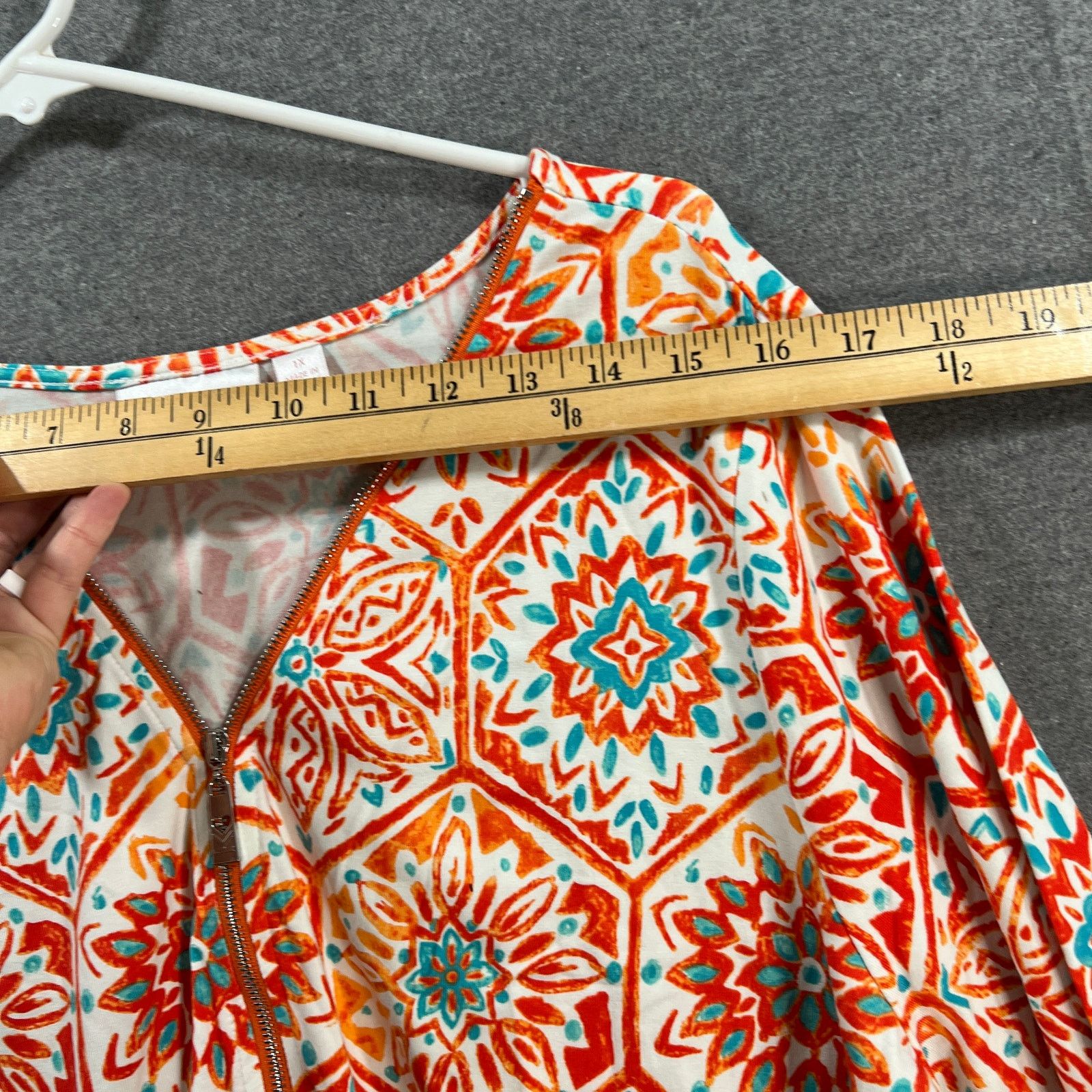 Other Belle by Kim Gravel TripleLuxe Knit Signature Zip Printed To Size XL / US 12-14 / IT 48-50 - 6 Thumbnail