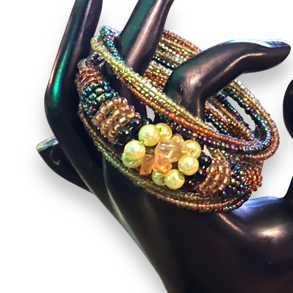 Other Seed bead wire wrap bracelet Size ONE SIZE - 2 Thumbnail