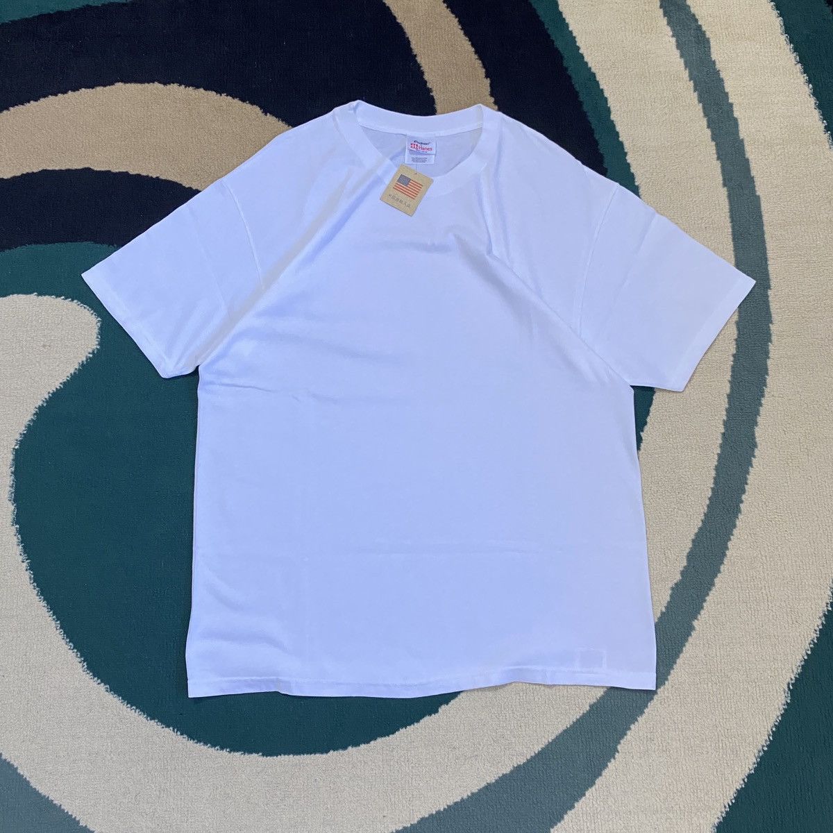 Hanes ❌ SOLD ❌ 90s Blank Tee Vintage Hanes Stedman Size US L / EU 52-54 / 3 - 1 Thumbnail