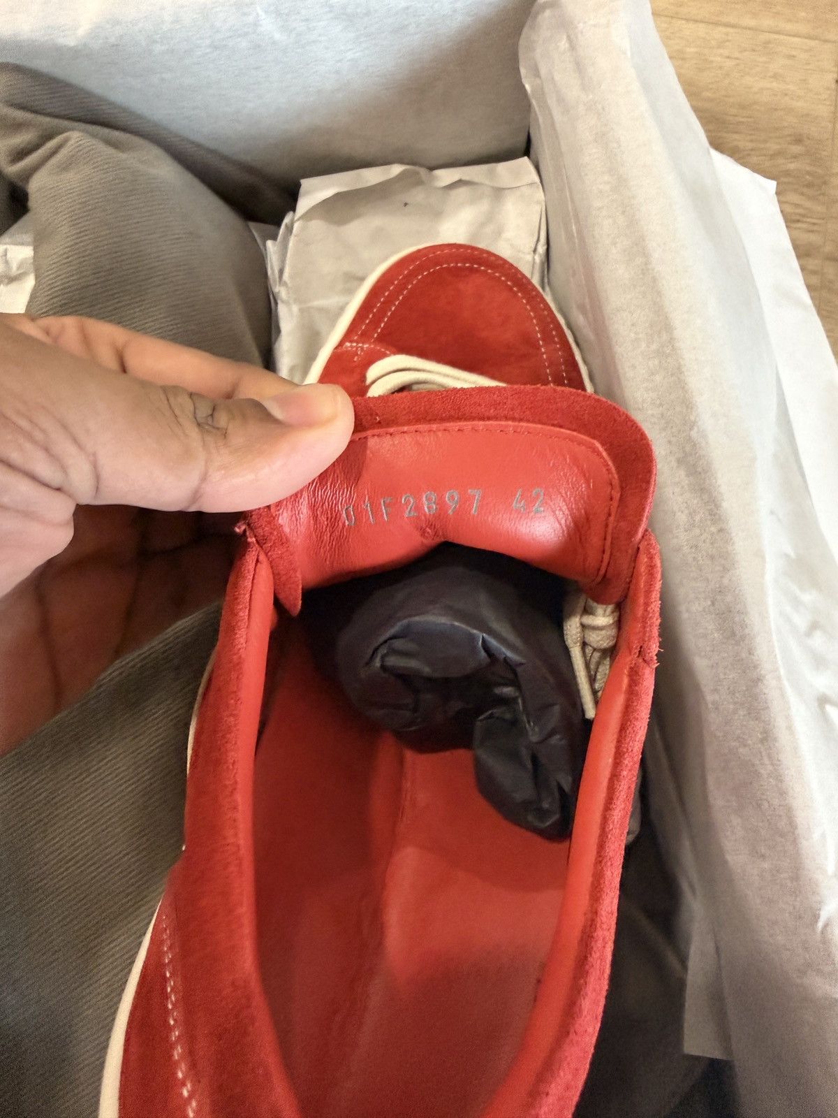 Rick Owens RICK OWENS VINTAGE SNEAKER CARNELIAN Size US 9 / EU 42 - 6 Thumbnail