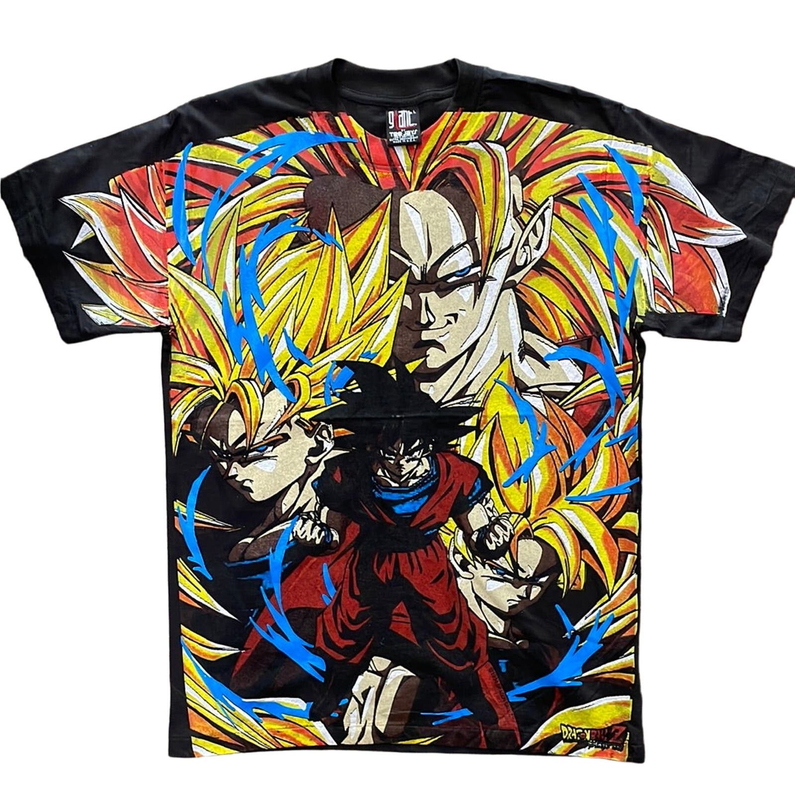 Giant Single Stitch Dragon Ball Z All Over Giant Large Size US L / EU 52-54 / 3 - 1 Thumbnail