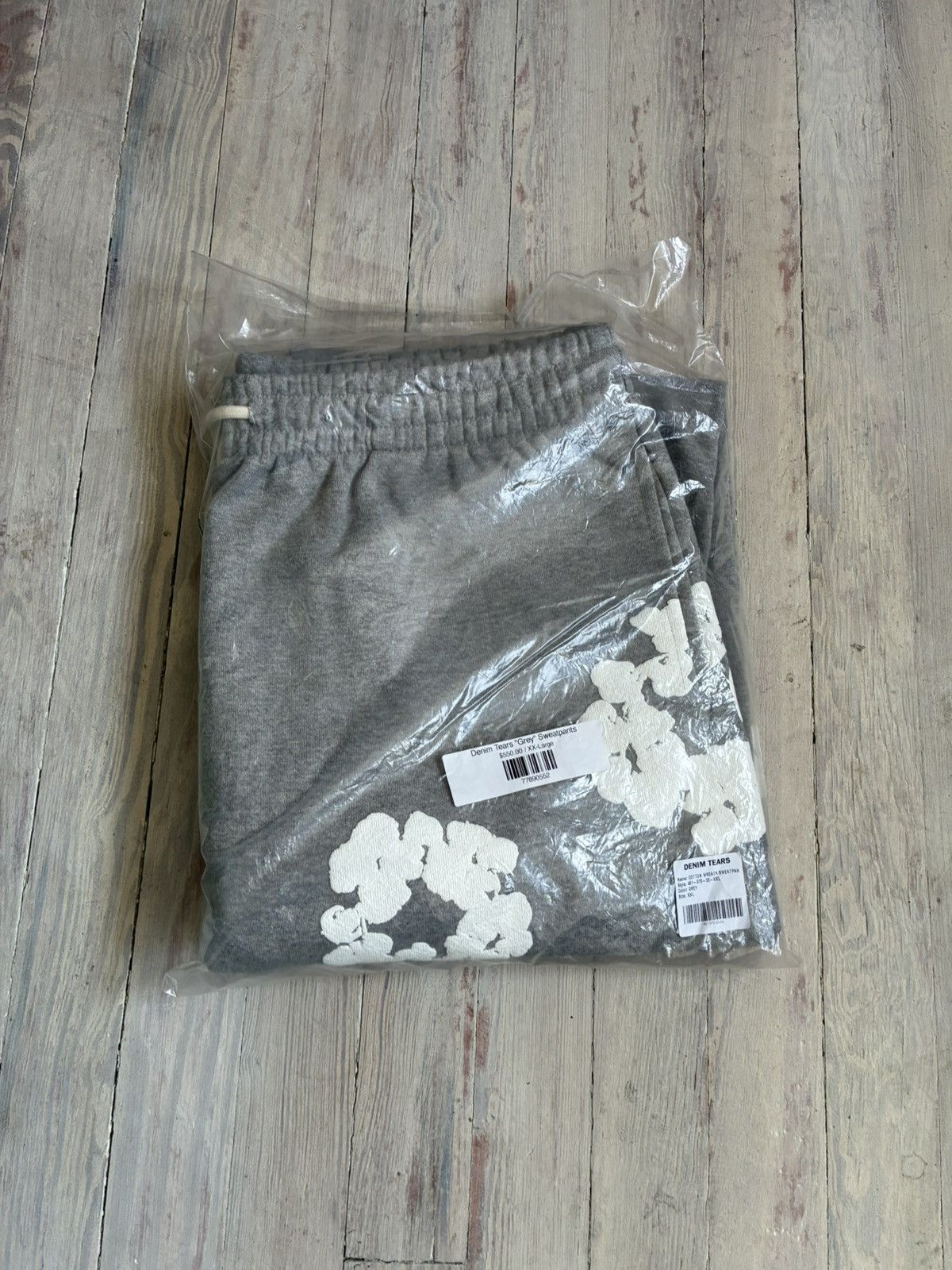 DENIM TEARS Denim Tears Grey Wreath Sweatpants XXL Size US 38 / EU 54 - 9 Thumbnail