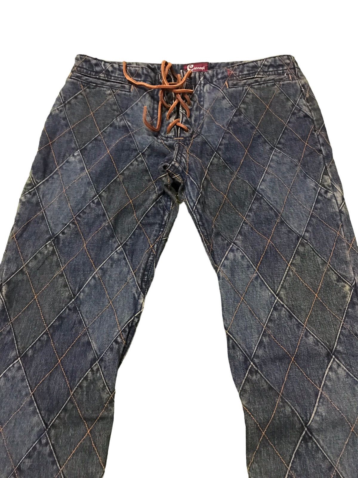 Seditionaries 🔥BEST OFFER🔥Cassopi Punk Bondage Style Flared Jeans Size US 28 / EU 44 - 2 Thumbnail