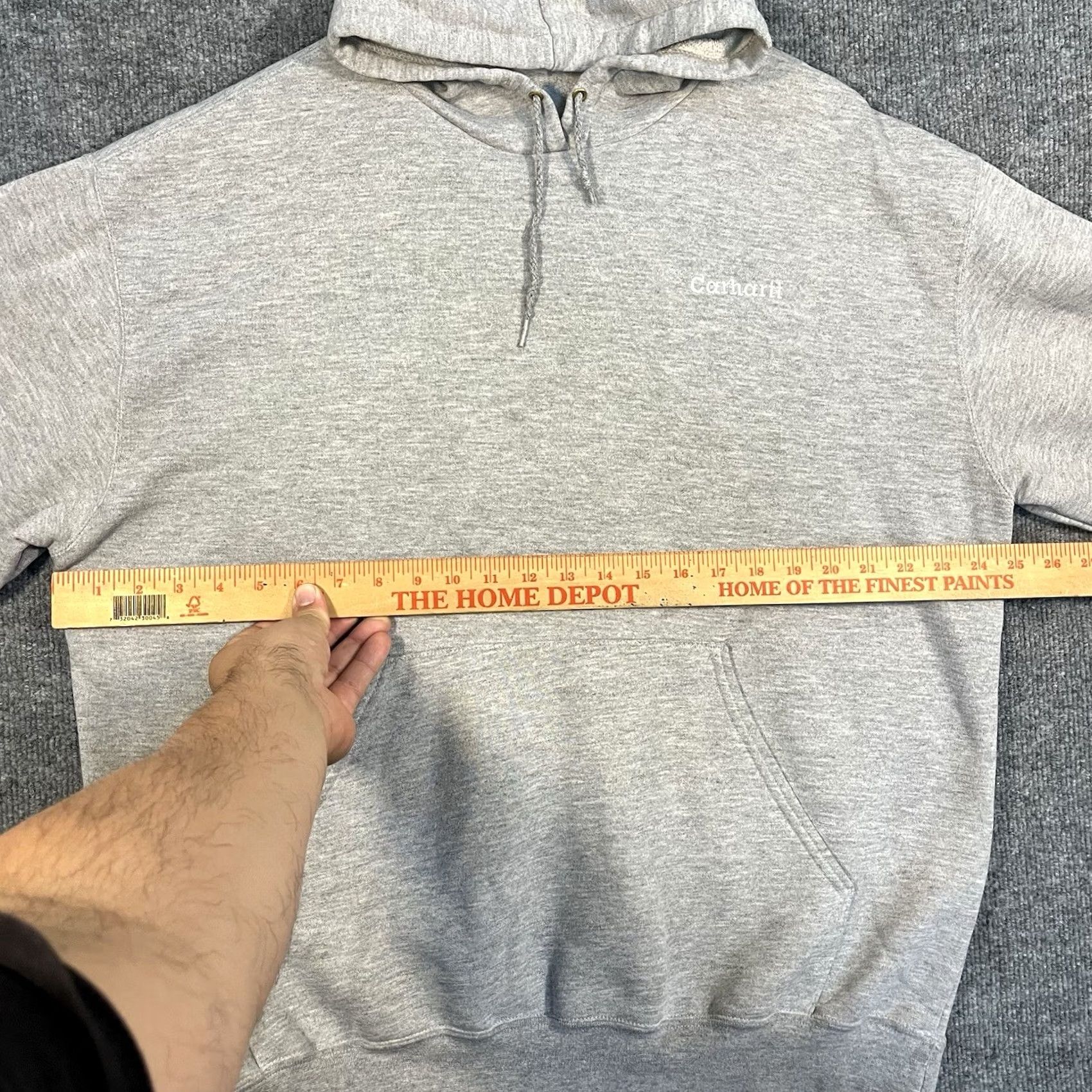 Carhartt VINTAGE Carhartt Hoodie Mens XL Gray Pullover Workwear 90s Size US XL / EU 56 / 4 - 5 Thumbnail