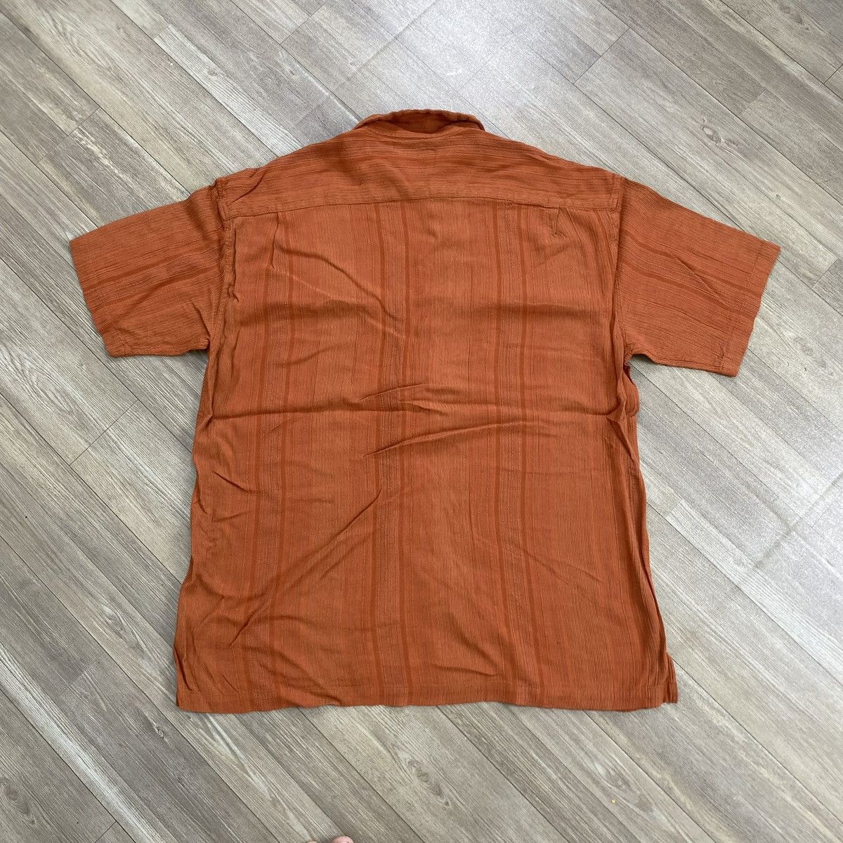 Tete Homme Vintage Issey Miyake Tete Homme Open Collar Shirt Designer Size US M / EU 48-50 / 2 - 11 Thumbnail