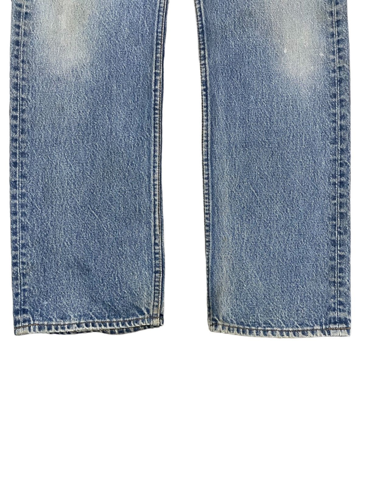 Levi's Vintage Clothing Vintage 80s Levi’s 501 Straight Cut Blue Wash Denim #546 Size US 31 - 4 Thumbnail