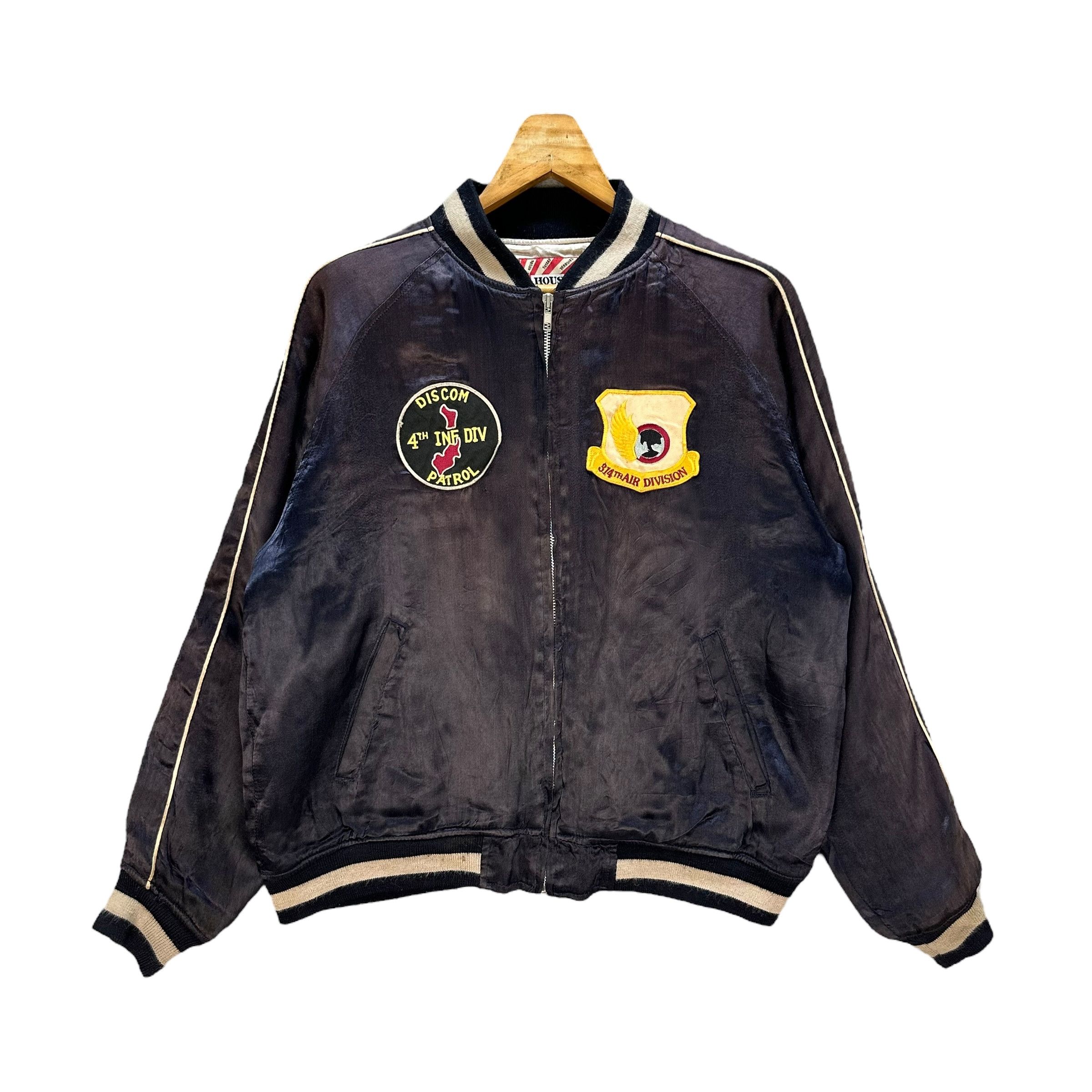 Vintage HOUSTON JAPAN Air Division Special Force Sukajan #A56-1293 Size US L / EU 52-54 / 3 - 3 Thumbnail