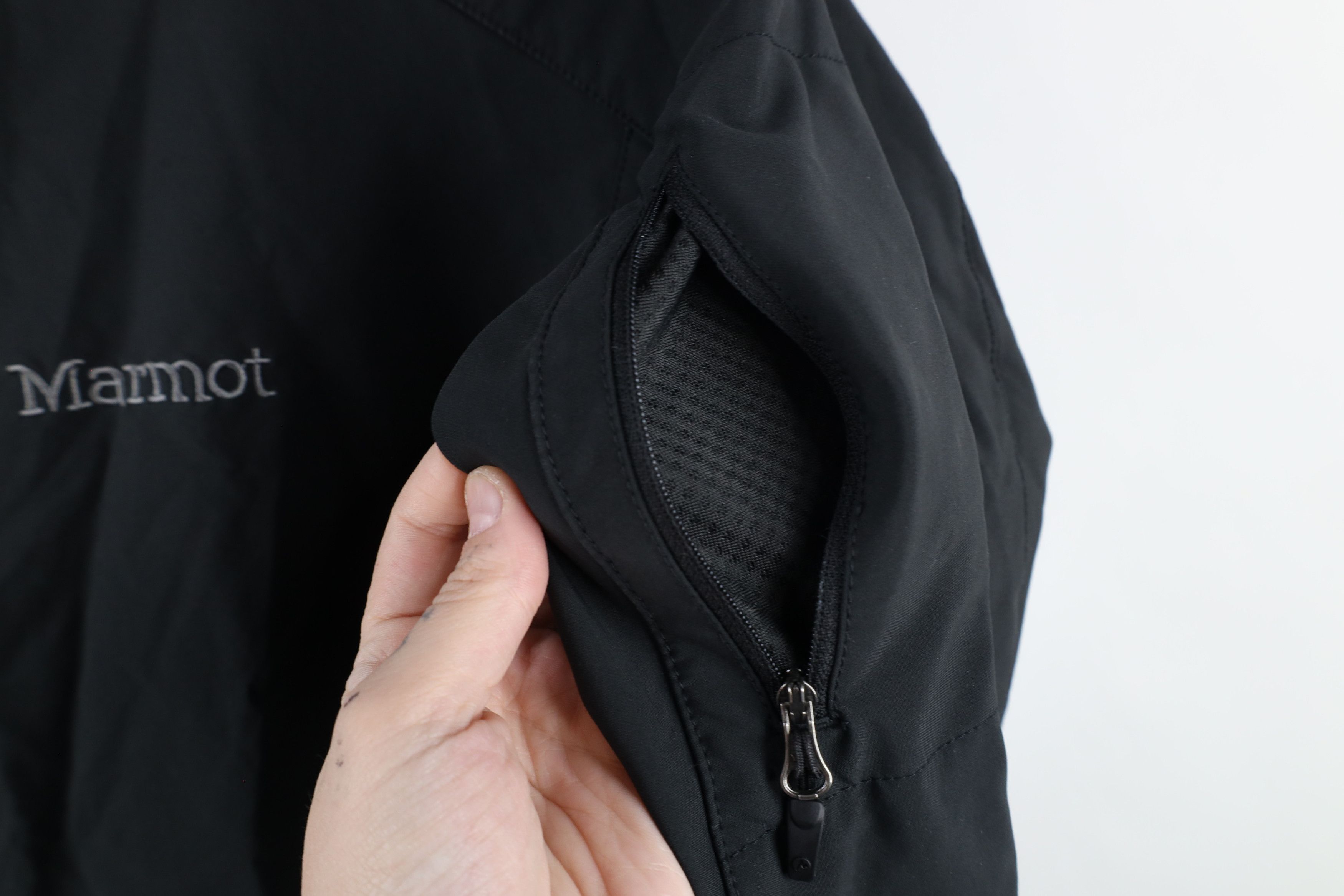 Marmot × Vintage Marmot Soft Shell Outdoor Hiking Trail Full Zip Jacket Black Size US XL / EU 56 / 4 - 5 Thumbnail