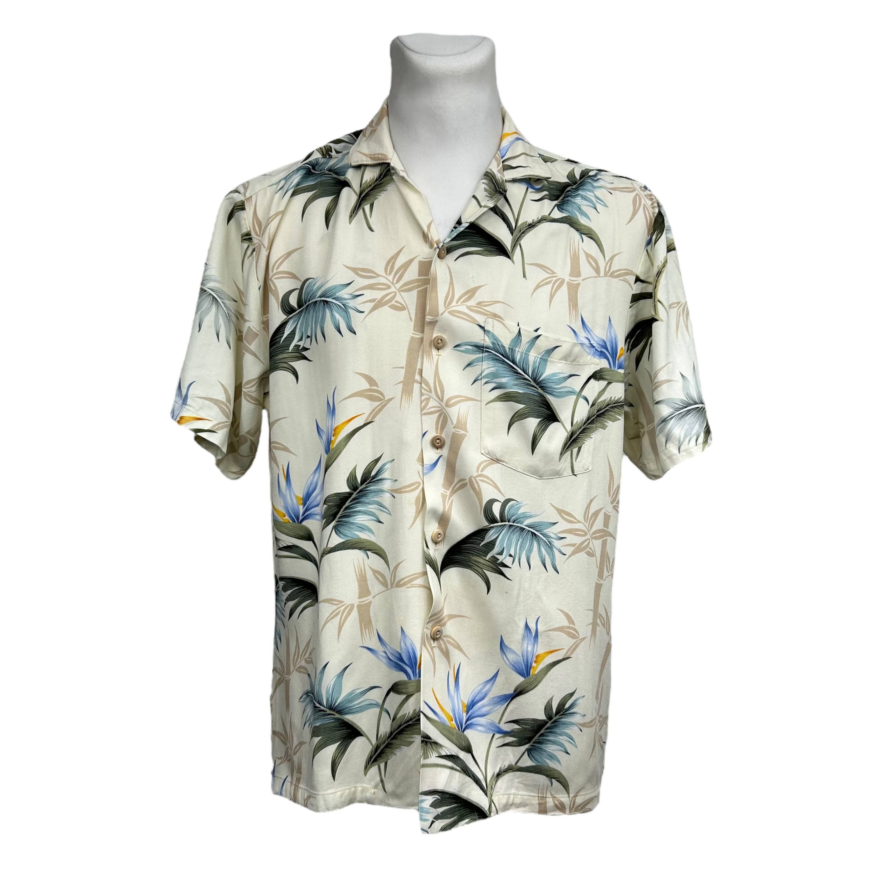 Paradise Found Paradise Found Short Sleeve Cream Hawaiian Floral Shirt S Size US S / EU 44-46 / 1 - 1 Thumbnail