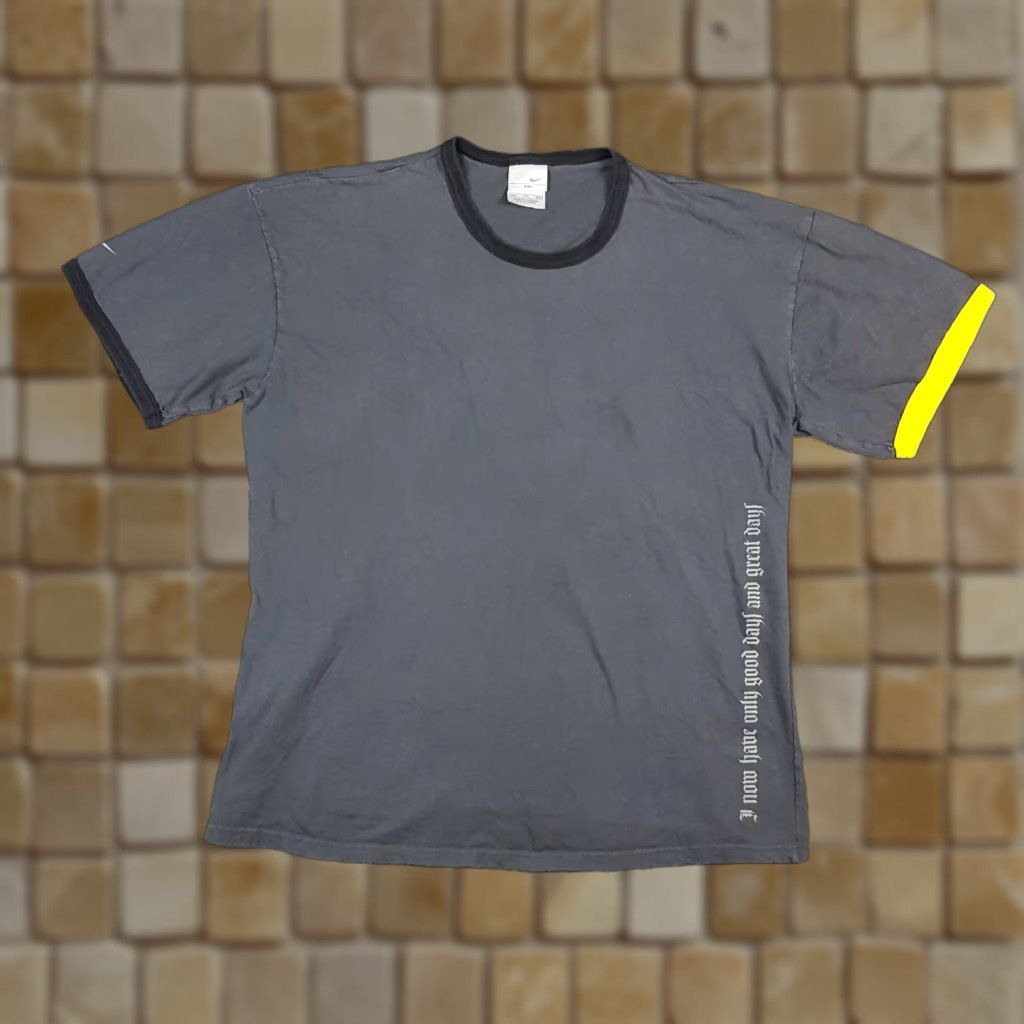 Nike VINTAGE Nike Basketball T-Shirt Men's 2XL Gray Y2K Good Great Days Short Sleeve Crew Neck Sports Retro 90s 00s Mens Size US XXL / EU 58 / 5 - 1 Thumbnail