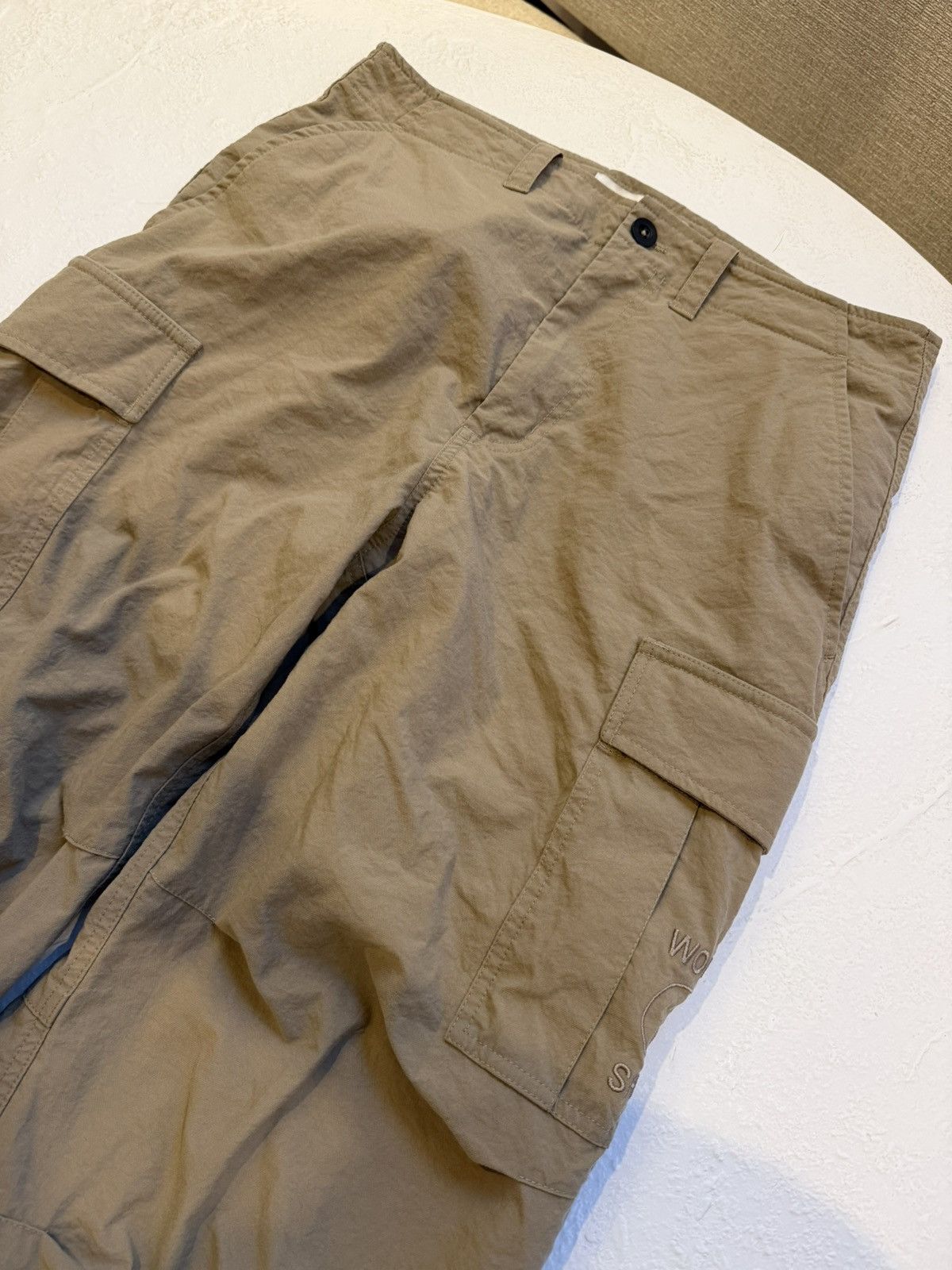 Our Legacy Our Legacy Work Cargo - Laurel Beige Nylon Oxford Size US 32 / EU 48 - 5 Thumbnail