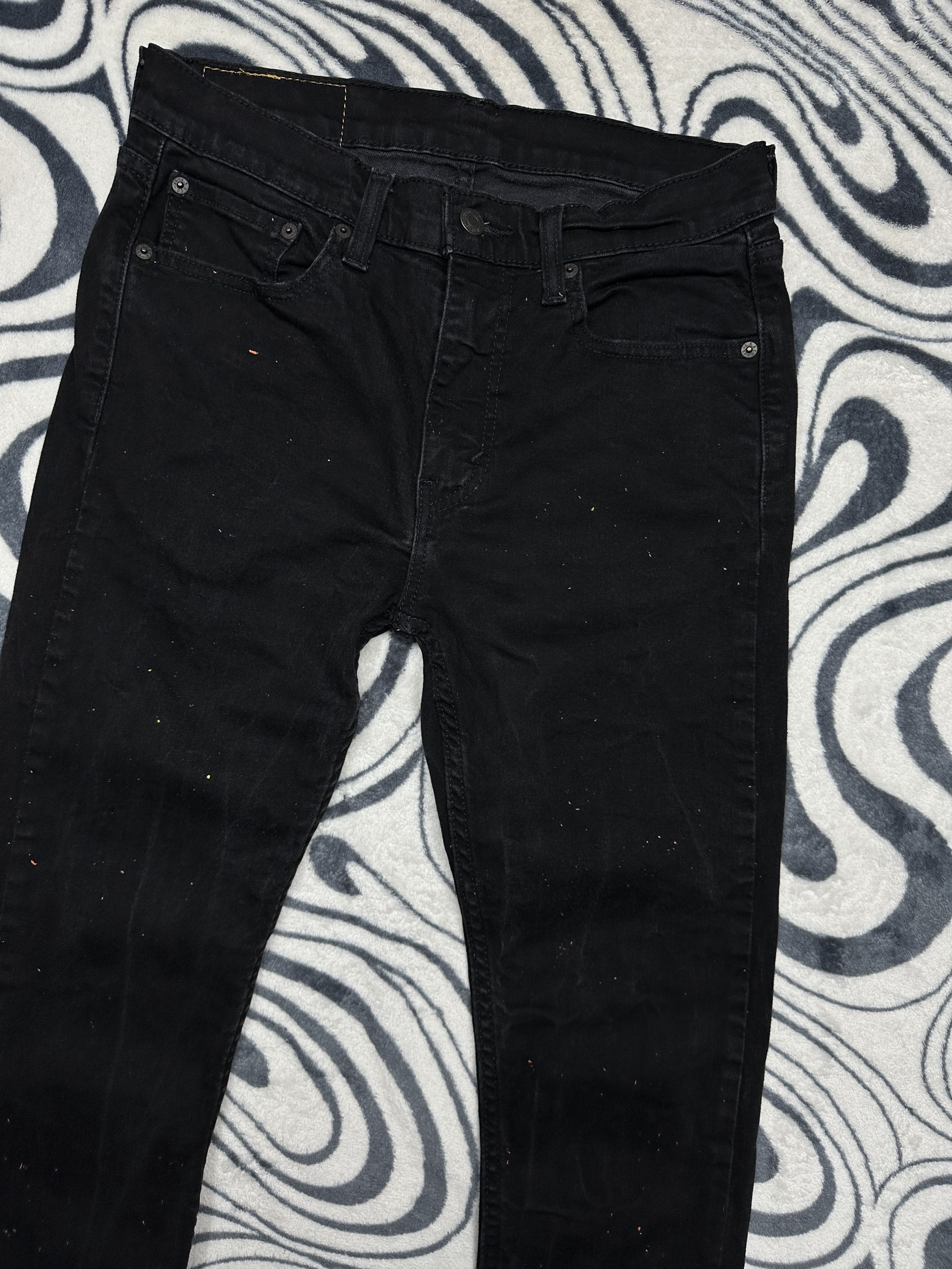 Levi's Levi's 519 Black Denim Pants Jeans Size US 32 / EU 48 - 6 Thumbnail