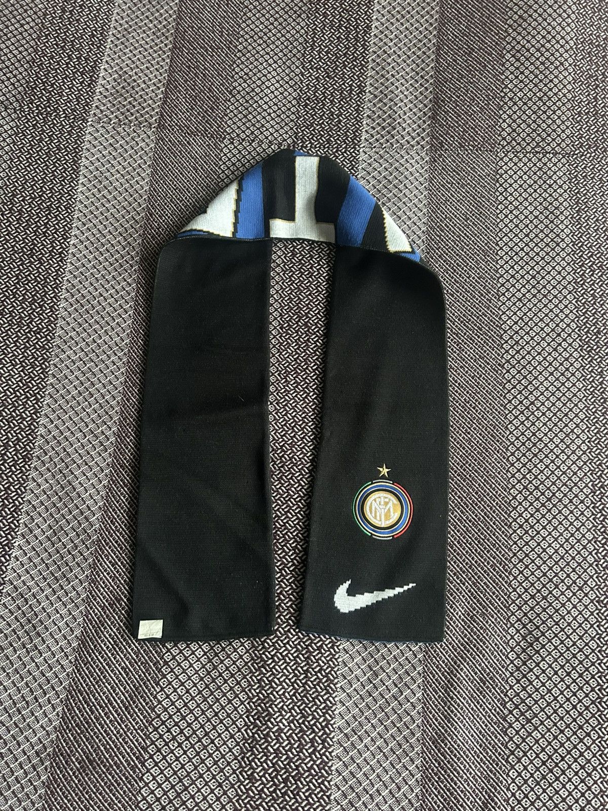 Nike Vintage Nike x Inter FC Bilateral Scarf Unisex Streetwear OS Size ONE SIZE - 3 Thumbnail