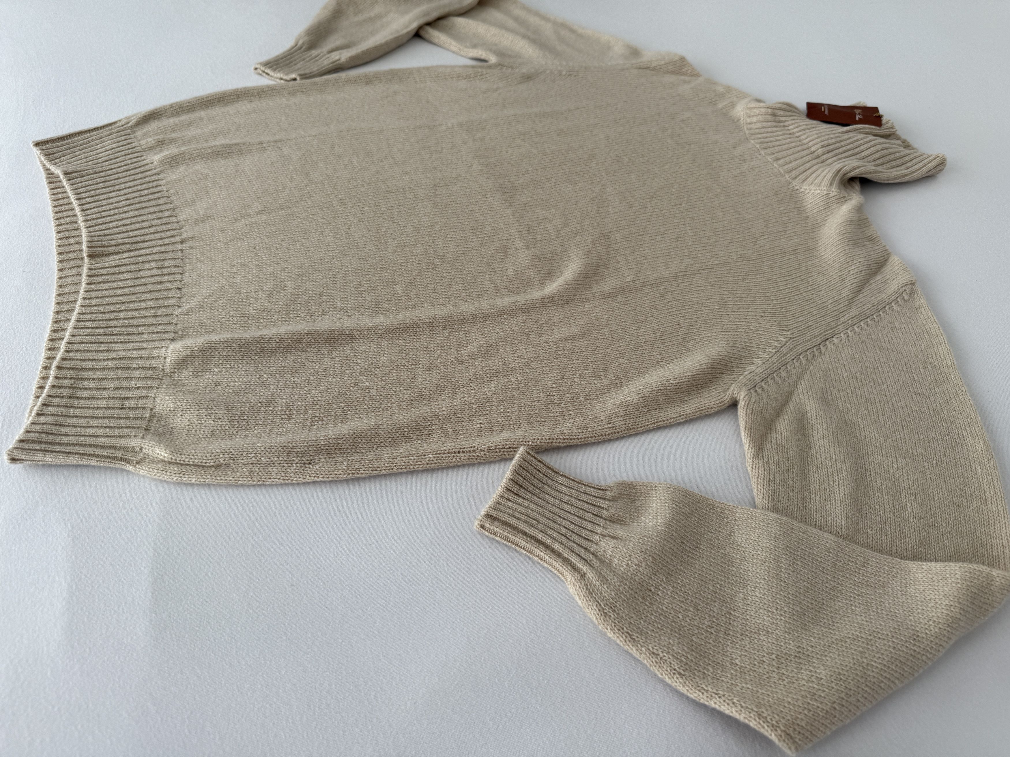 Loro Piana Baby Cashmere Dolce Vita Rollneck Light Beige Size US L / EU 52-54 / 3 - 4 Thumbnail
