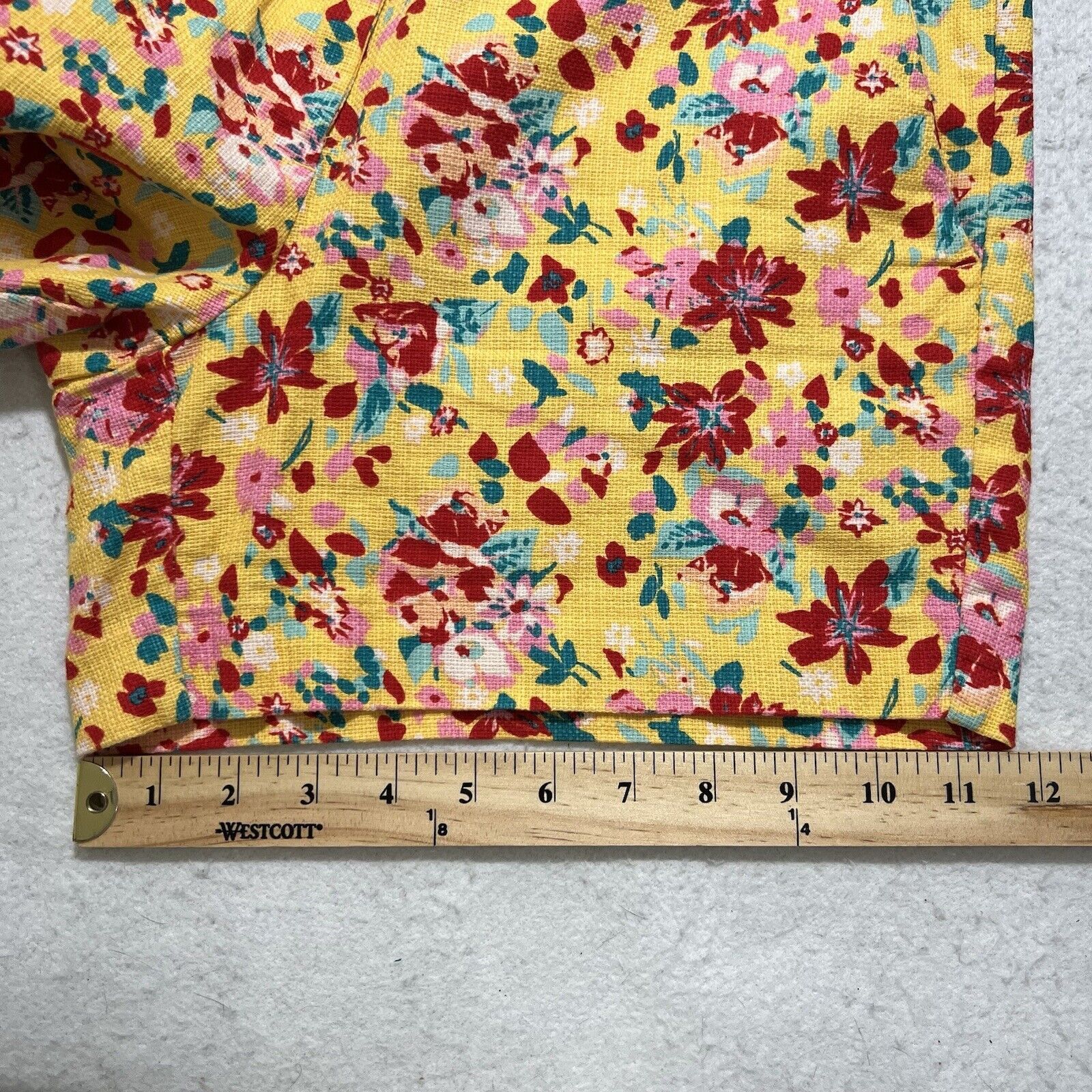 J.Crew J. Crew Yellow Floral 5" Inseam Colorful Knit Zip + Clasp Size 28" / US 6 / IT 42 - 12 Thumbnail