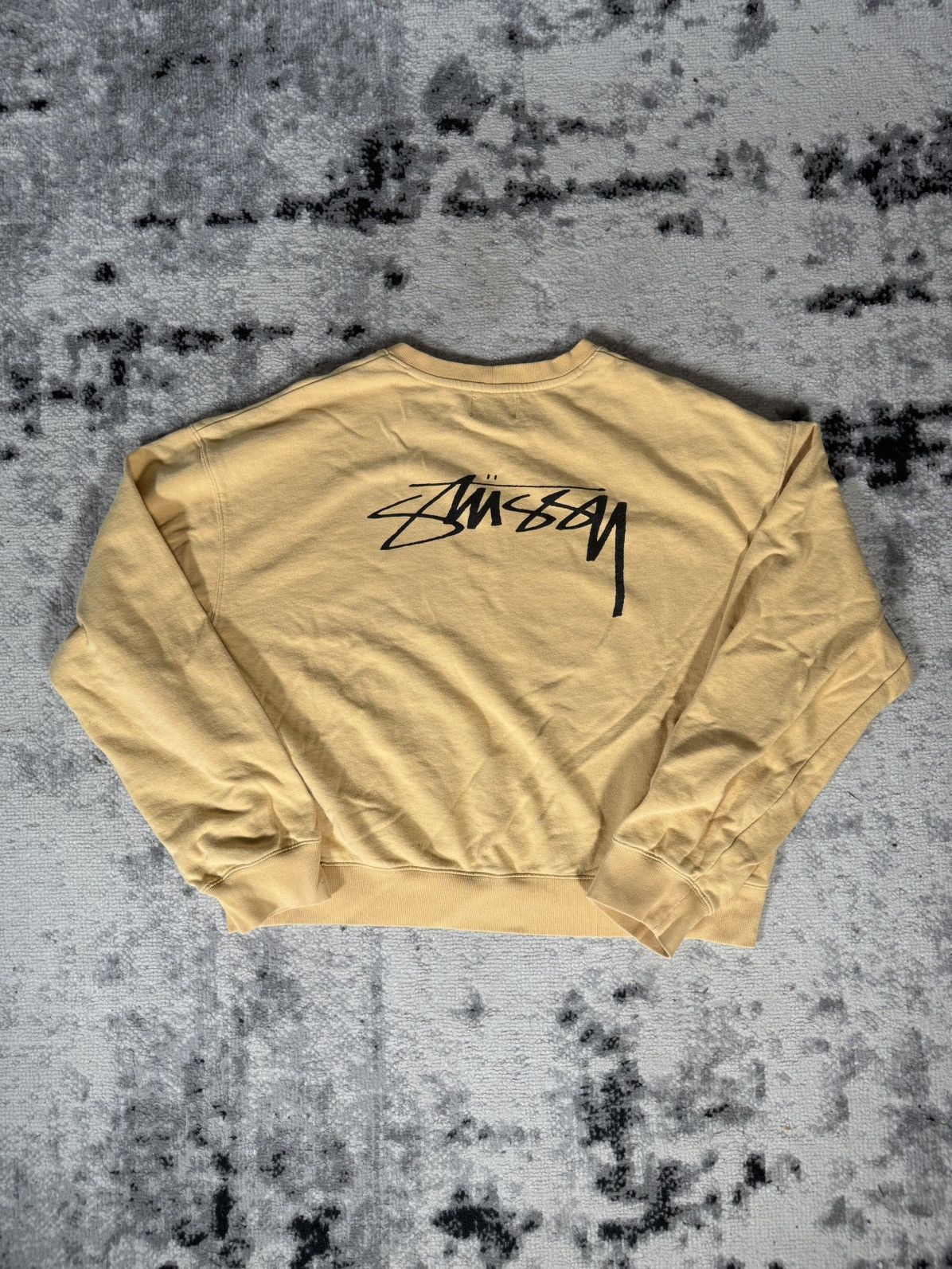 Stussy Stussy Ezra Cropped Baggy Sweatshirt Size L / US 10 / IT 46 - 4 Thumbnail