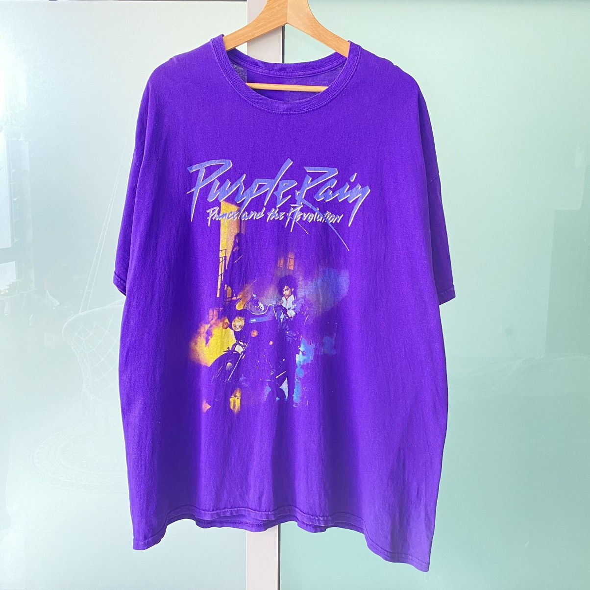 Prince Thrashed Faded Prince Purple Rain Band ERD GRUNGE TEE Size US XXL / EU 58 / 5 - 1 Thumbnail