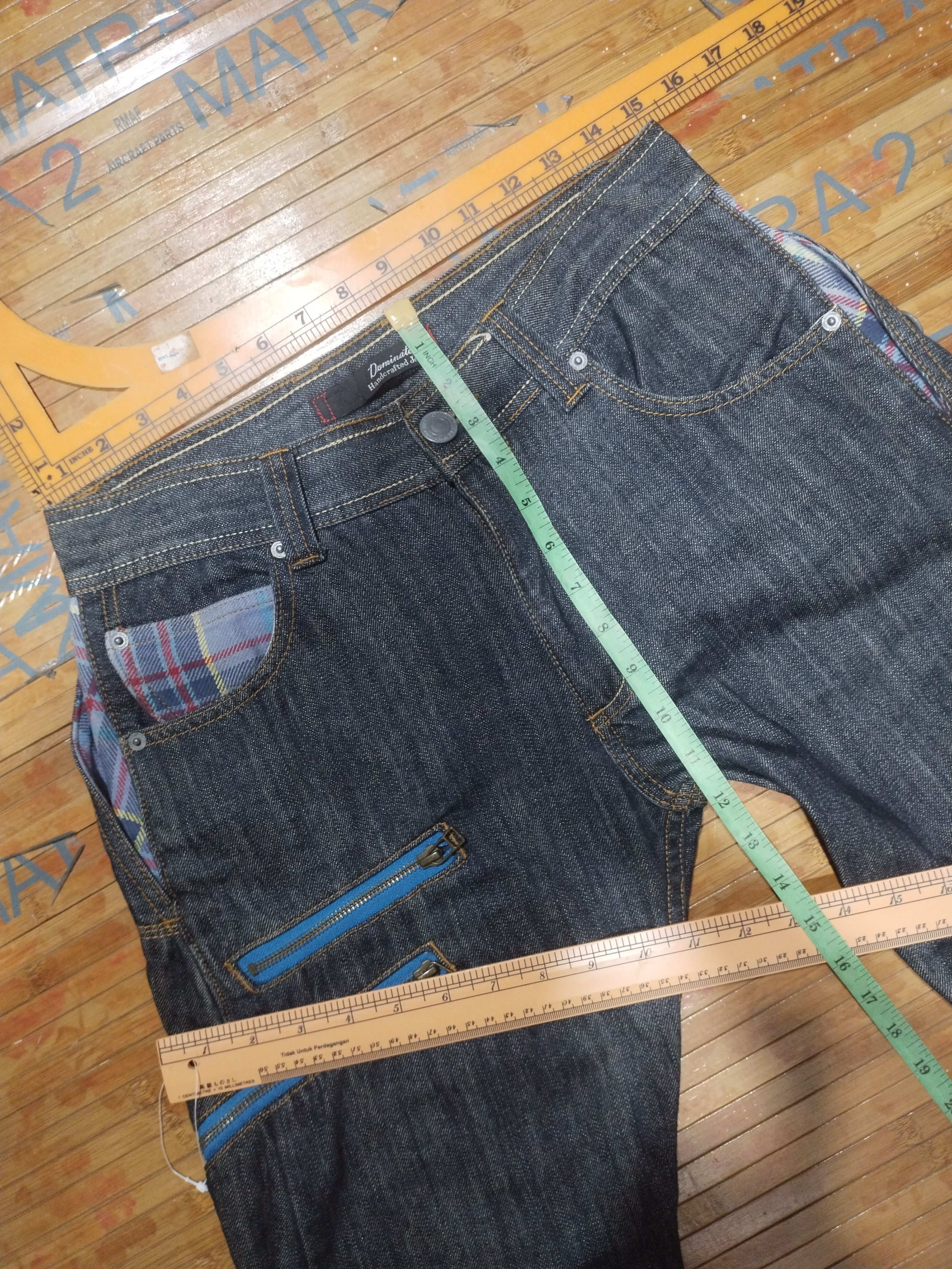Vintage Vintage Jeans Dominate Handcrafted Sz 30" Size US 30 / EU 46 - 6 Thumbnail