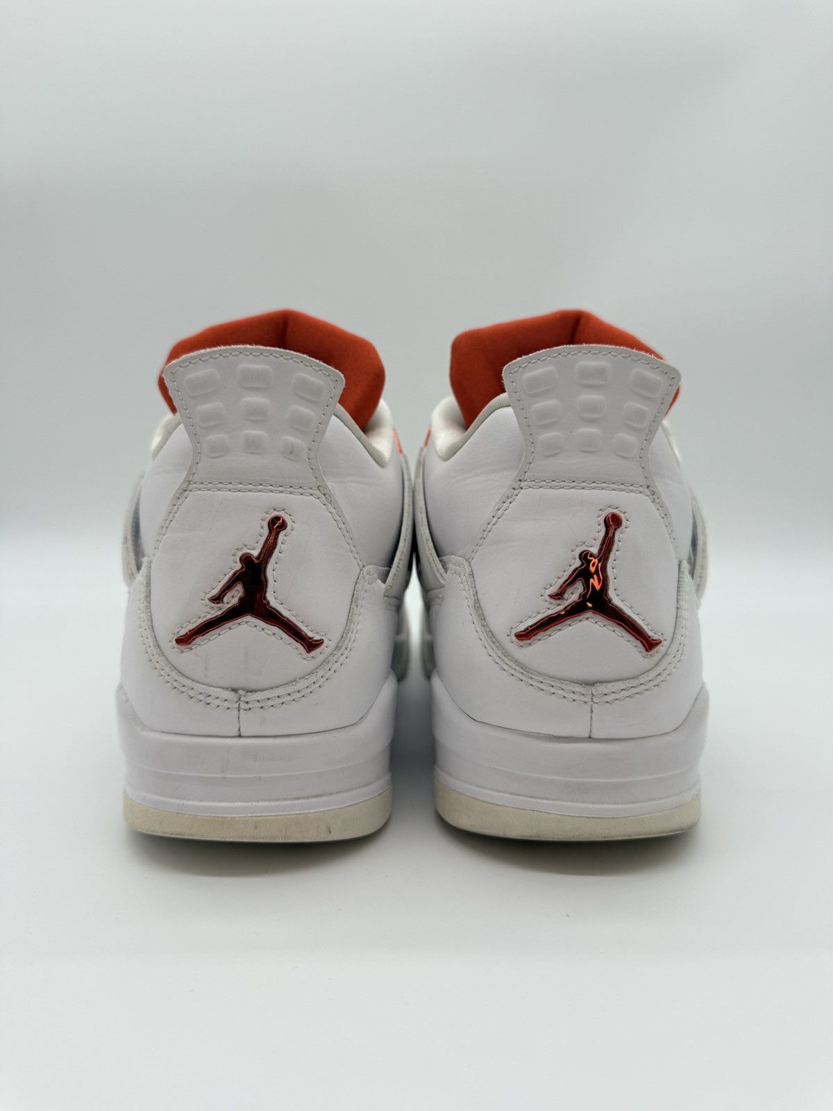 Nike Jordan 4 Retro Metallic Orange Size US 10 / EU 43 - 4 Thumbnail