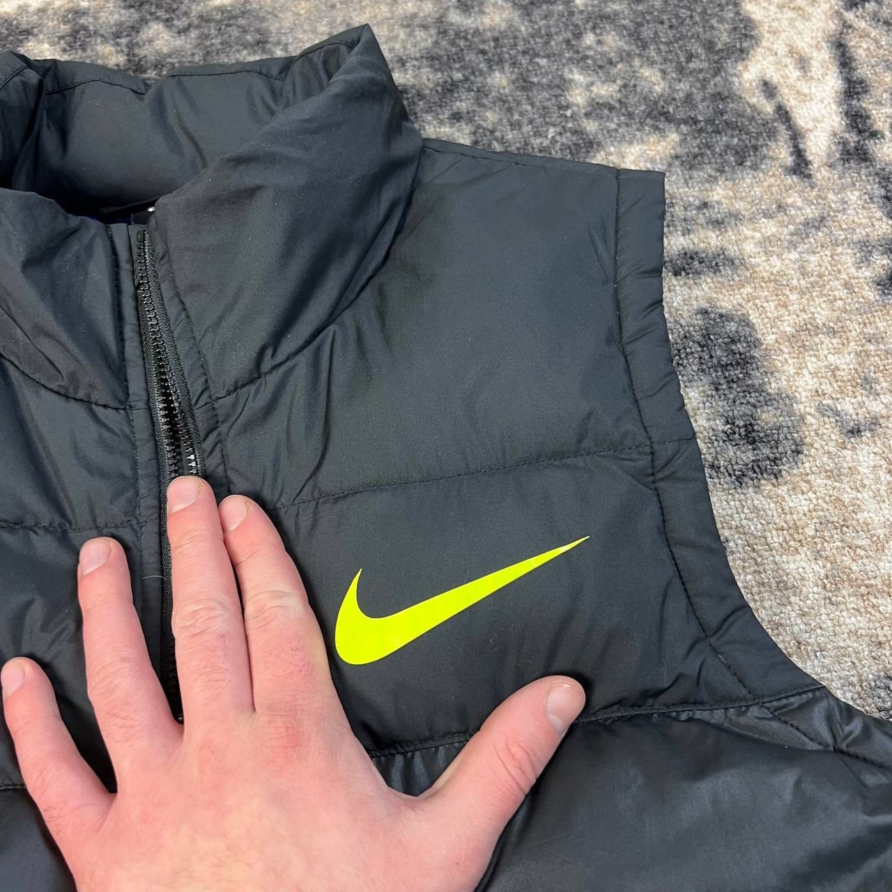 Nike Nike Swoosh Drill Puffer Down Vest Streetwear Style Size US S / EU 44-46 / 1 - 4 Thumbnail