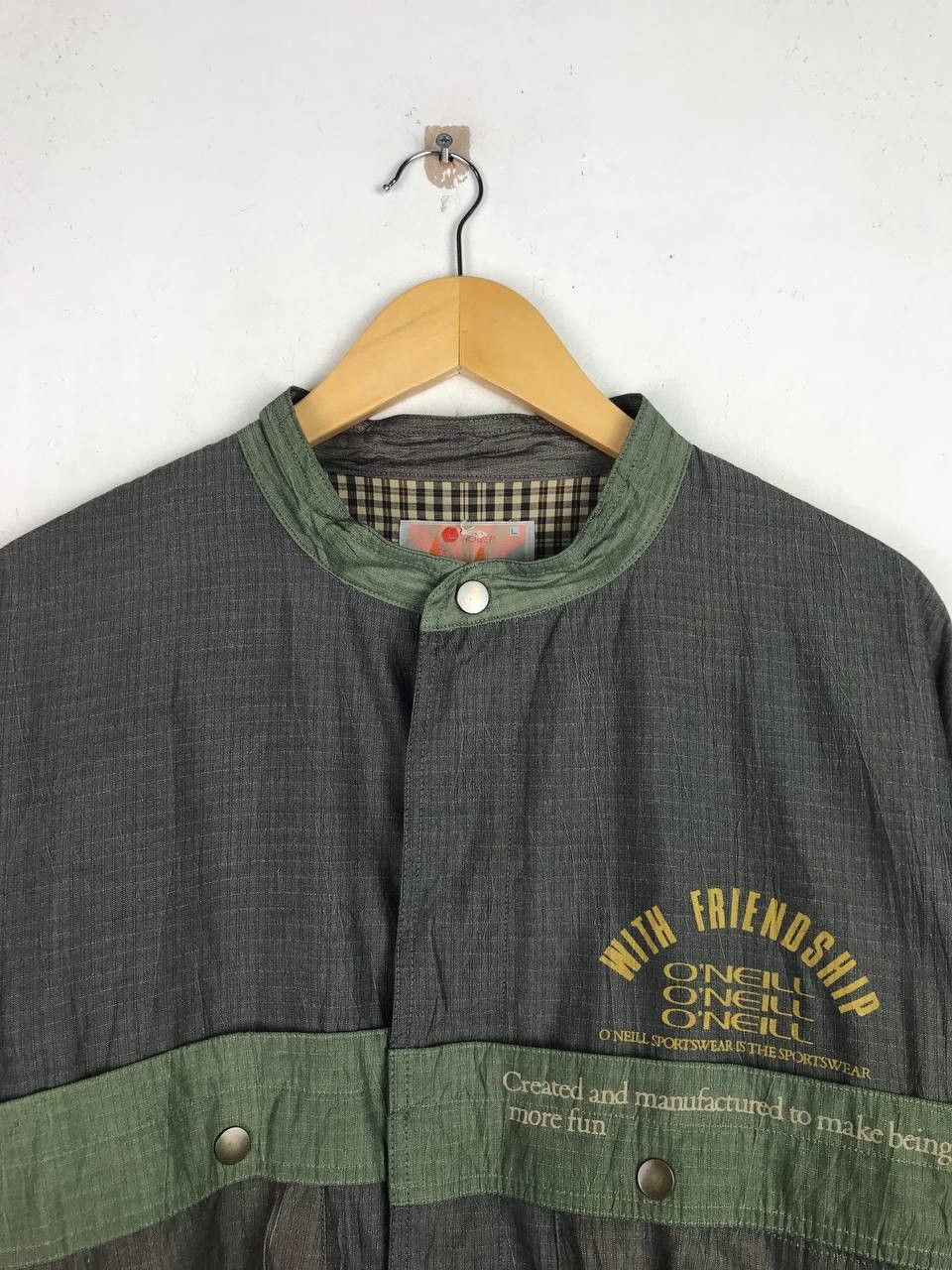 O'Neill Vintage Oneill Surf Streetwear Rare Design Jacket Size US L / EU 52-54 / 3 - 3 Thumbnail