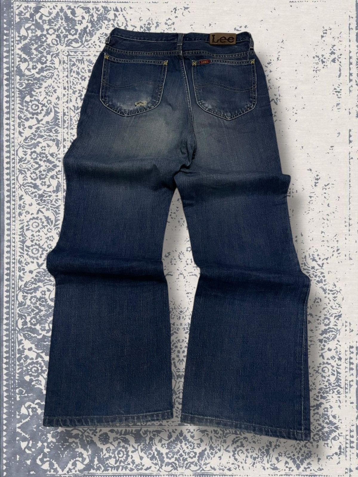 Designer × Lee × Vintage Vintage 1990s Designer Lee Distressed Mudwash Denim Size US 26 / EU 42 - 8 Thumbnail