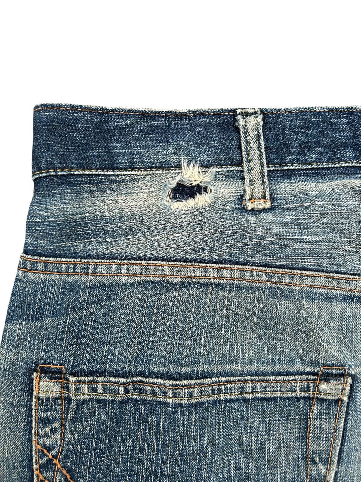 Kapital Vintage Edwin 505V Selvedge Thrashed Denim Jeans Size US 40 / EU 56 - 15 Thumbnail