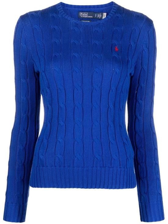 Ralph Lauren RALPH LAUREN Women Sweater 211891640 006 Blue Size L / US 10 / IT 46 - 1 Thumbnail