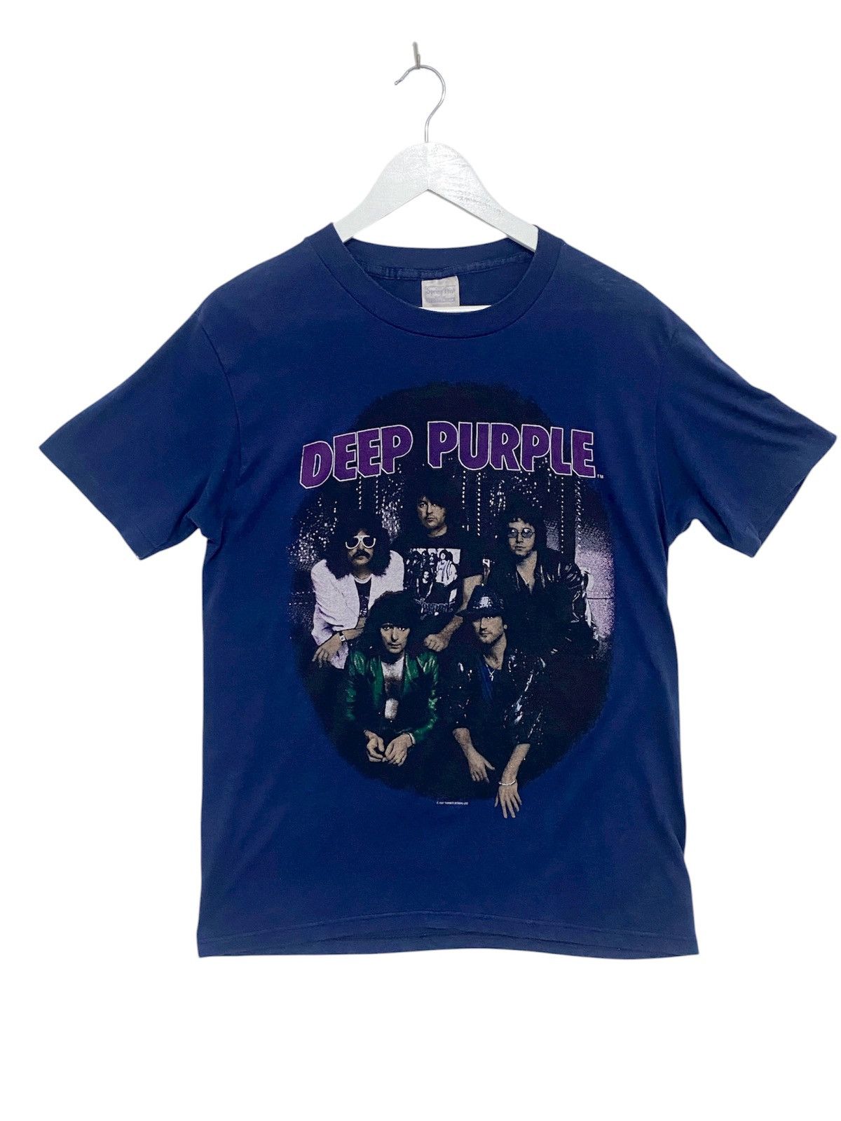 Band Tees Vintage 80s Deep Purple Tour 87 Band T shirt Size US L / EU 52-54 / 3 - 1 Thumbnail