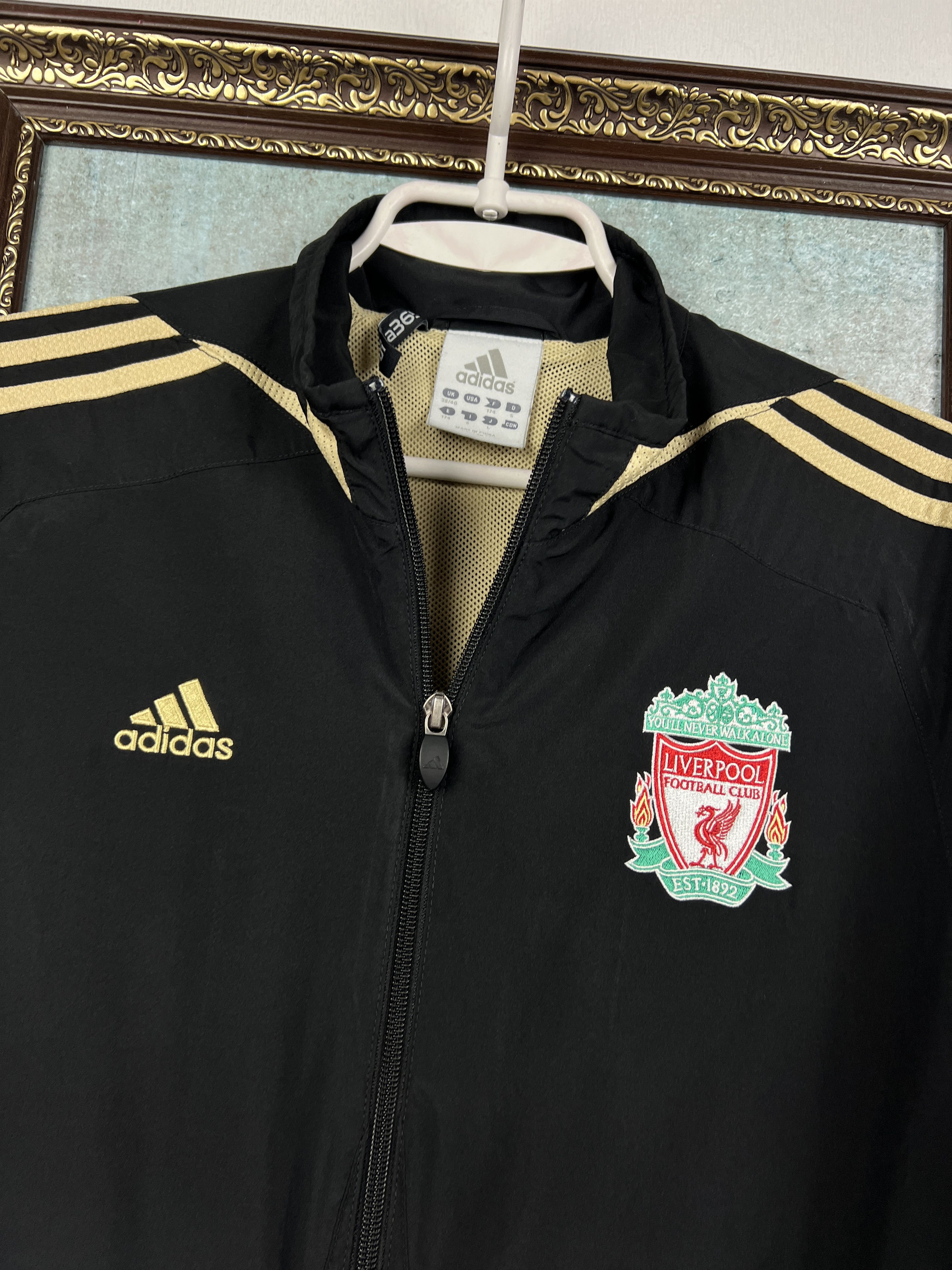 Adidas Vintage Liverpool Football Training Jacket Soccer Track Top Size US M / EU 48-50 / 2 - 3 Thumbnail