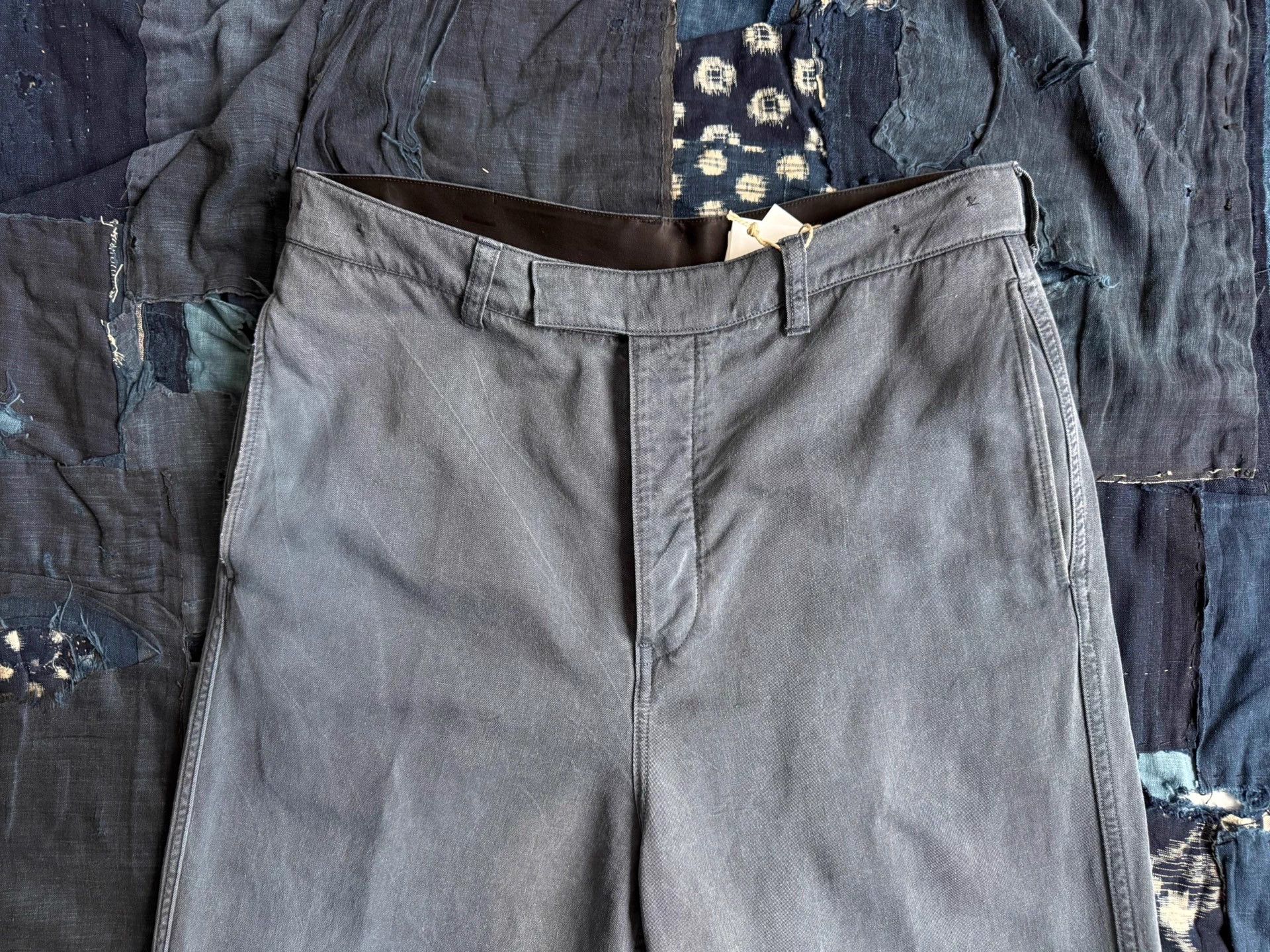 Visvim VISVIM 25AW ICT WIDE SLACKS DMGD Navy 2 Limited Size US 32 / EU 48 - 3 Thumbnail