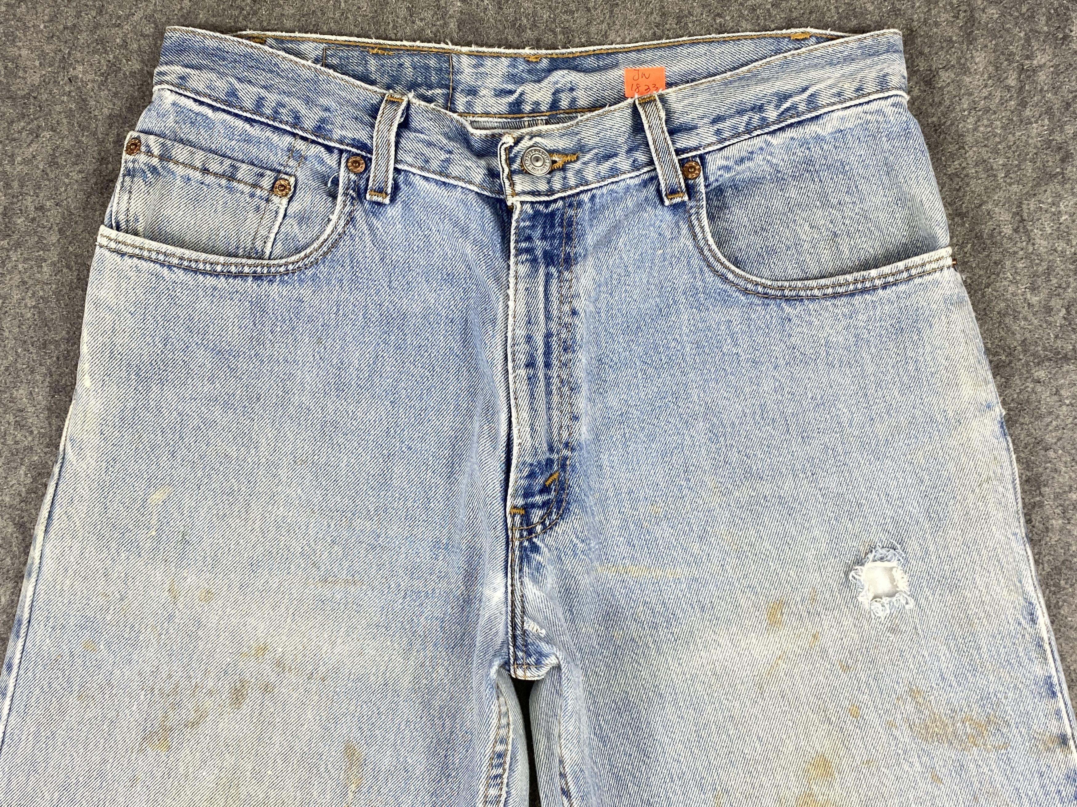 Levi's 90's Light Blue Wash Vintage Levi's 560 USA 32x29.5 JN1833 Size US 32 / EU 48 - 3 Thumbnail