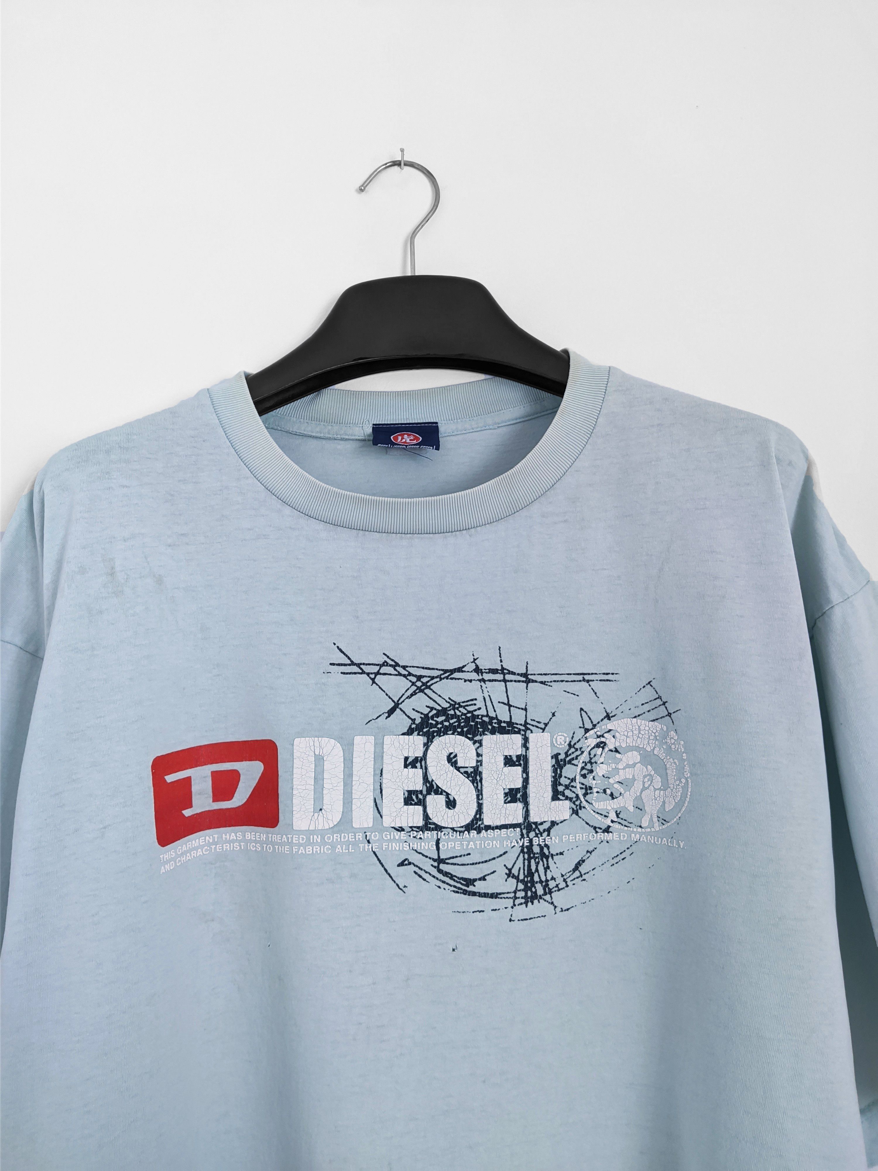 Diesel Vintage Diesel tshirt big logo 90s Size US XL / EU 56 / 4 - 3 Thumbnail