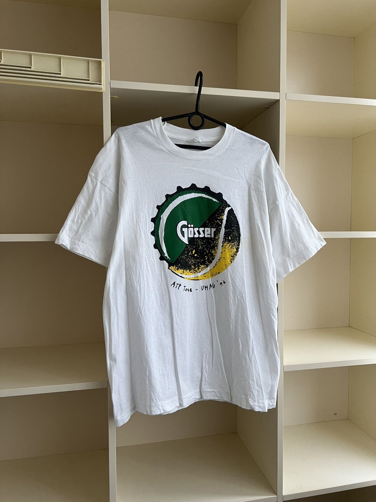 Vintage Vintage 1996 Gösser Beer Art Tour Umag T-Shirt 90s Size XL Size US XL / EU 56 / 4 - 3 Thumbnail